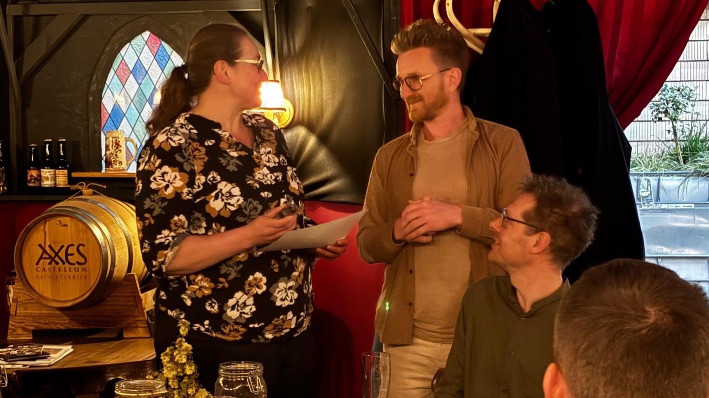 Gisteravond mochten we het eerste &lsquo;Gouden Wiel&rsquo; uitreiken tijdens onze ALV aan @brenda.pouw Een vrijwilligers-erkenning vanuit de @ntfu.nl en de club. Brenda is vanaf dag &eacute;&eacute;n actief vrijwilliger en nu een stille motor binnen