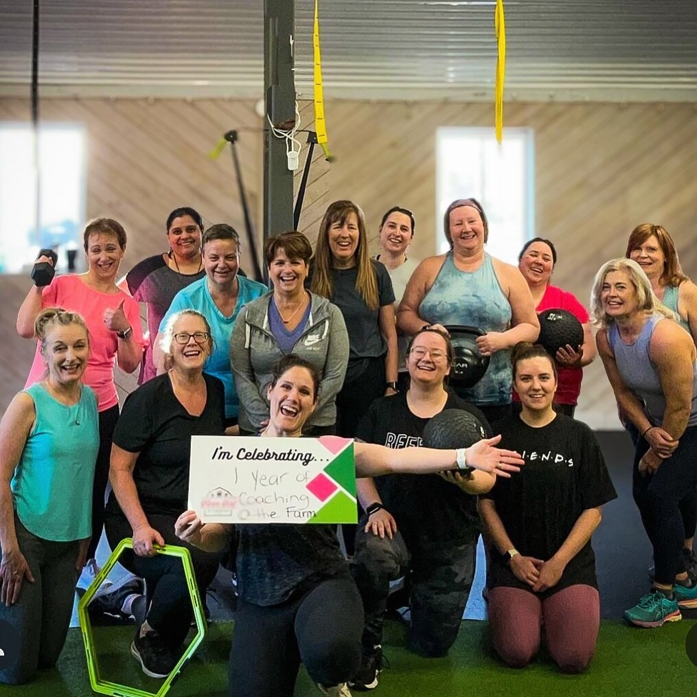 Shoutout to Coach Nat S on her 1 year anniversary with Farm Girl Fitness! 

We&rsquo;re so lucky to have you on our team and are so glad we found you when we did. (Big thanks to Coach Carrie @run_and_carrie_on_ for helping us find her!) 

You and you