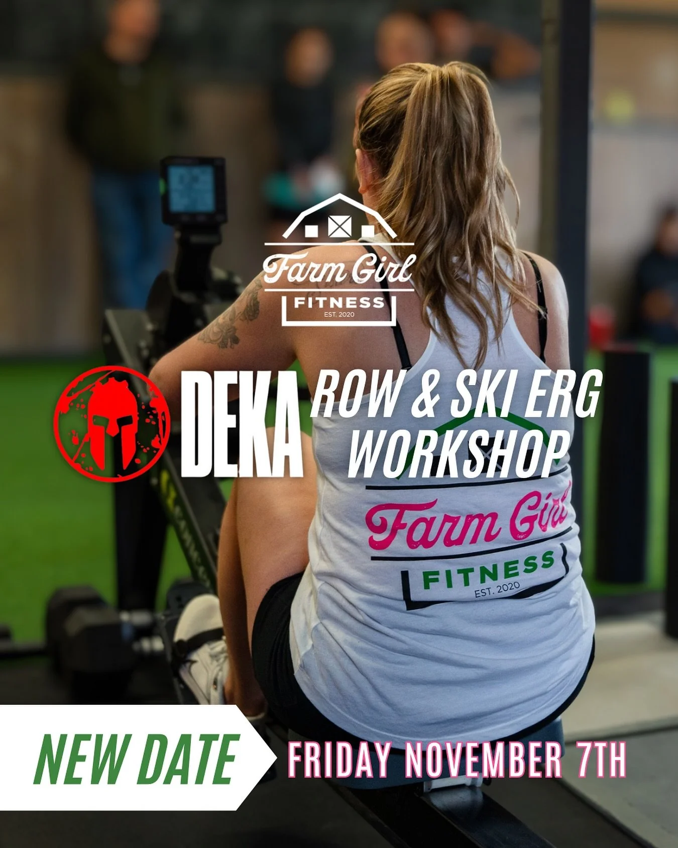 🚨 NEW DATE JUST ANNOUNCED! 🚨

Our ERG Performance Workshop with DEKA Head Judge Dave and DEKA Coach Ry Claxton is now happening on Friday, November 7th at Farm Girl Fitness!

Join us for this hands-on, energy-packed session where you&rsquo;ll learn