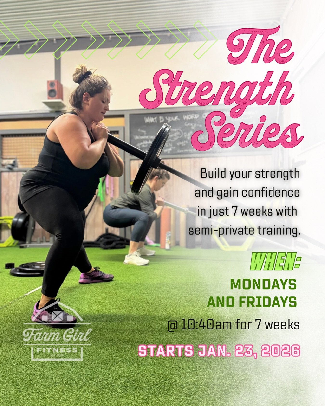 The Strength Series is back! 
14 sessions over 7 weeks, and just 6 spots max (only 4 left at the time of this post) so you get the kind of personalized coaching that usually comes with a personal training price tag&hellip;.but without the cost.

✨ He