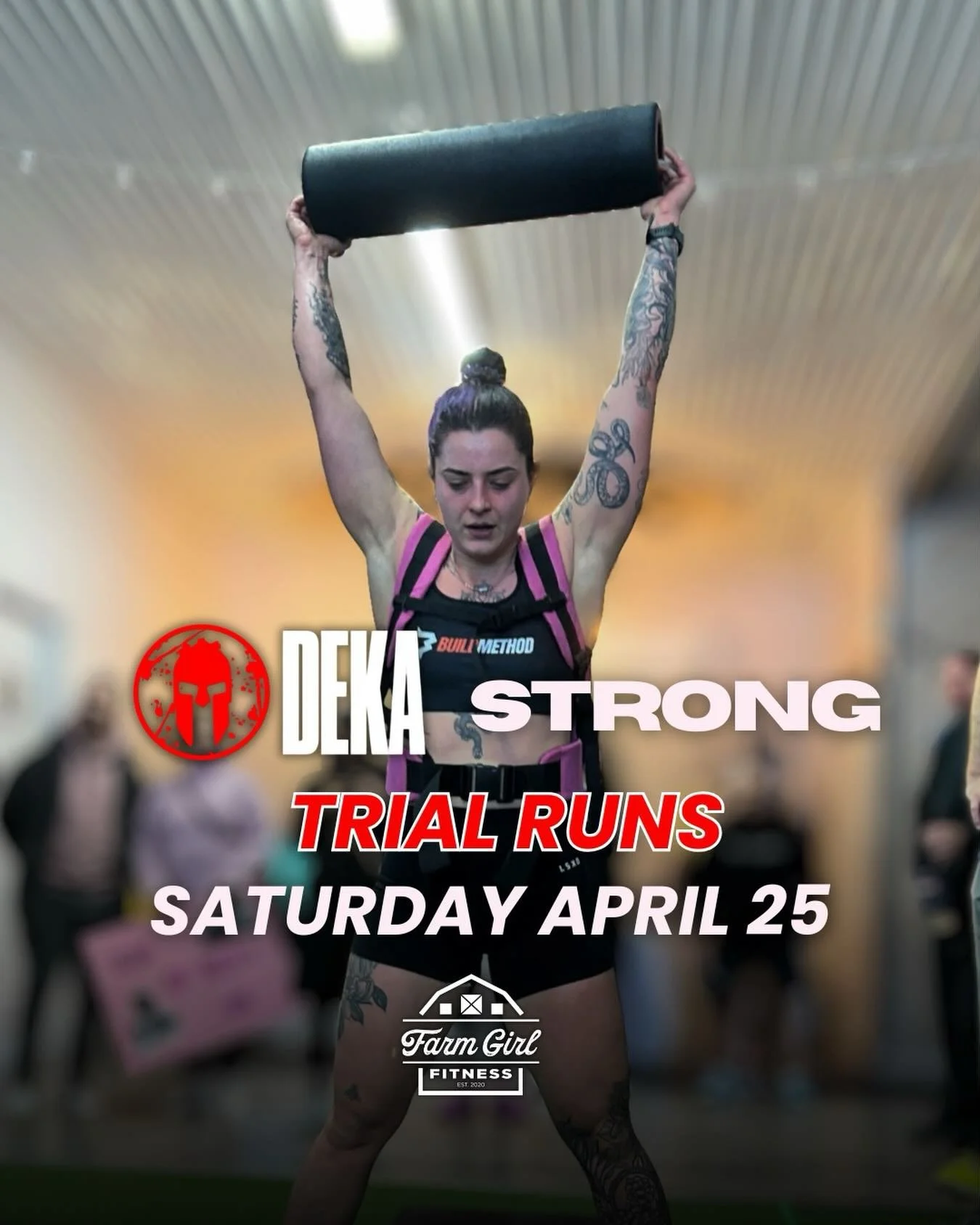Get race-day ready with our DEKA Trial Runs on Saturday, April 25! 🏋️&zwj;♀️💨

These 1-hour sessions give you real competition insight, hands-on coaching, and the confidence to know exactly what to expect on the floor. You&rsquo;ll get guided movem