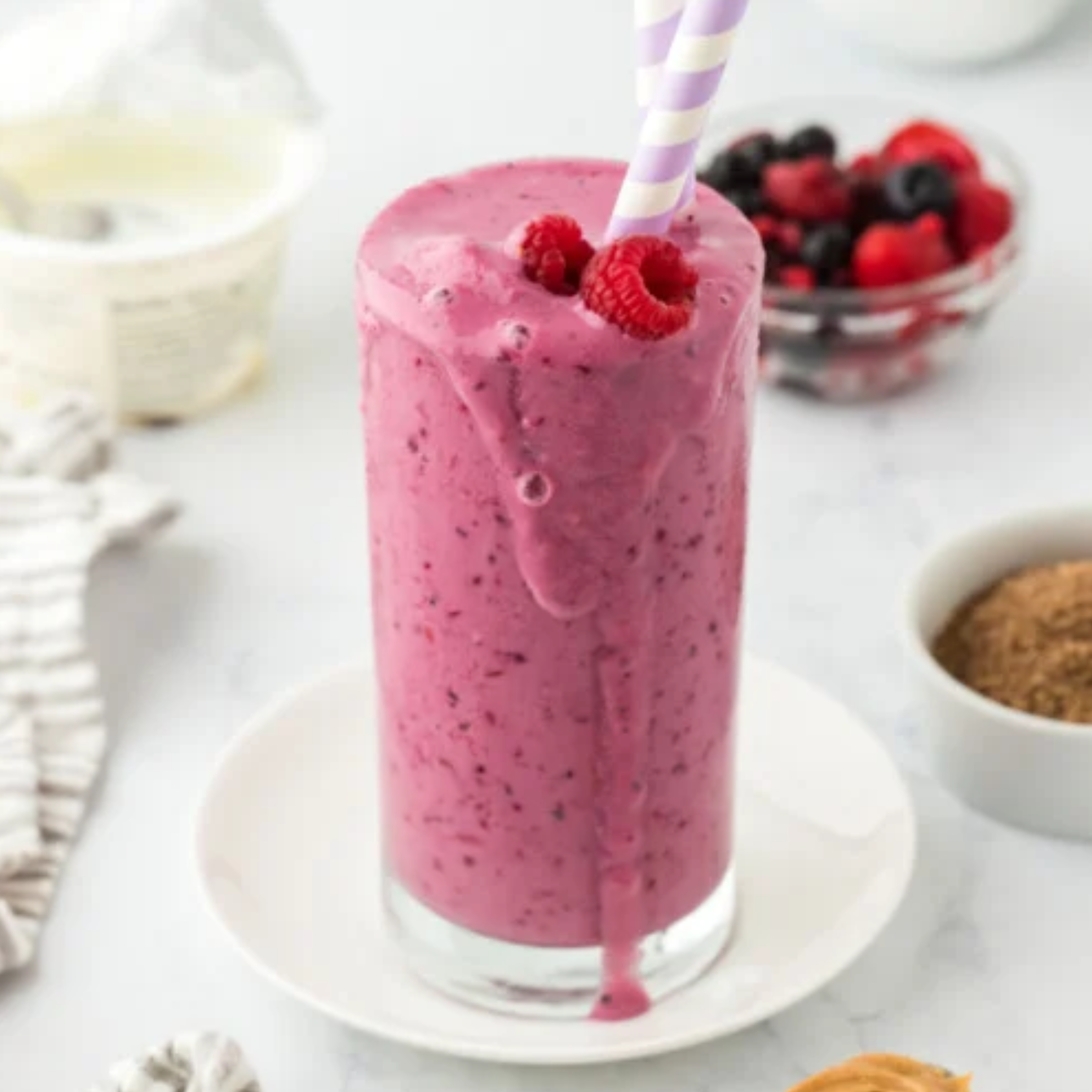 High-Protein Berry Recovery Smoothie (Perfect Post-Workout Fuel)