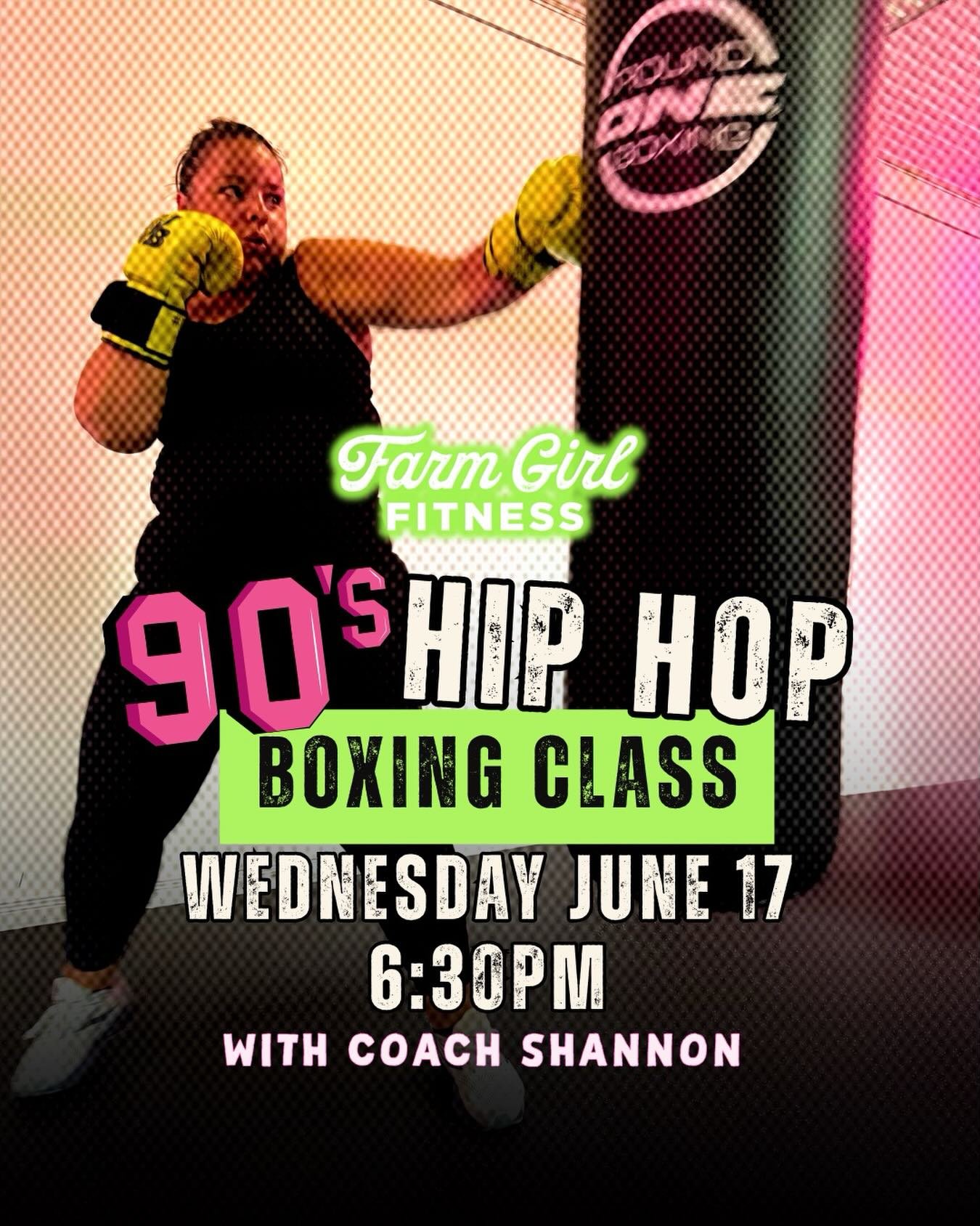 We&rsquo;re bringing the throwback energy to the barn with a special 90s Hip Boxing class led by Coach Shannon 🥊

🗓 Wednesday, June 17
⏰ 6:30PM

Expect great music, big energy, and a workout that will leave you feeling strong, empowered, and smilin