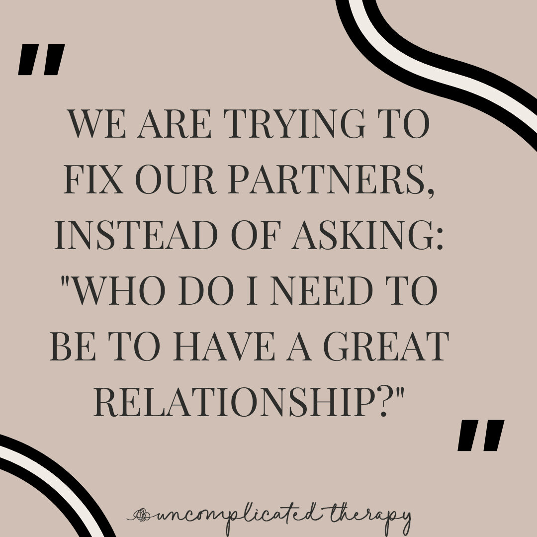 We've all been there&hellip; constantly looking at the faults or things to fix in our partner thinking we are the best thing sincce sliced bread&hellip;but that&rsquo;s where a self exalvuation and a realaity check needs to happen. Here is the hard t