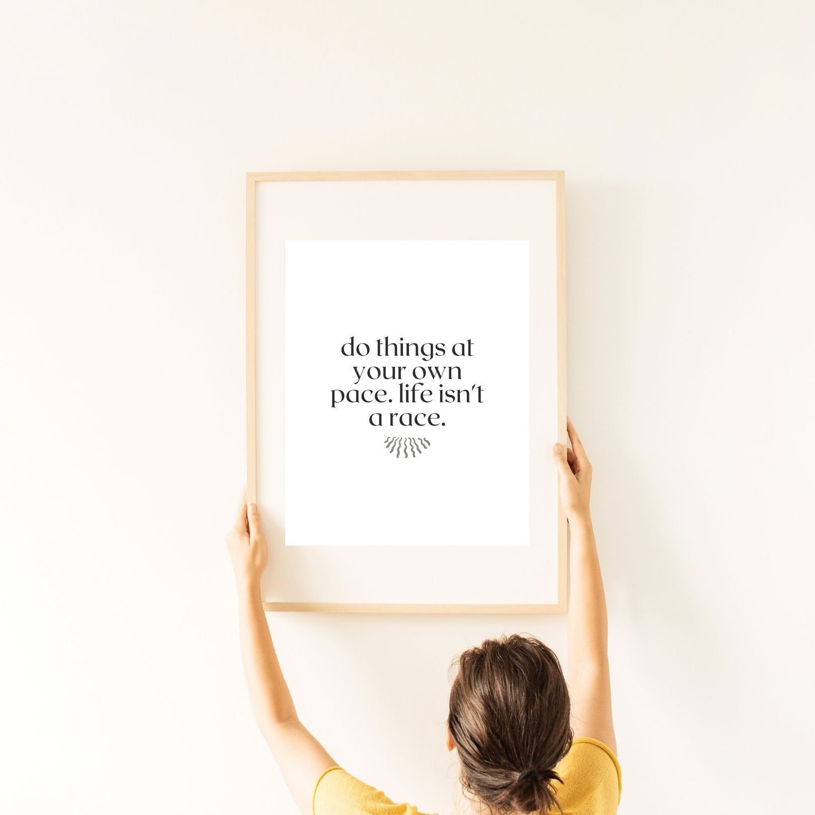 Your own Pace Digital Print Poster, Wall Decor, Therapy, Office & Room Decor, Therapist, Counselor 8x10, 11x14, 16x20, 18x24, and 24x30