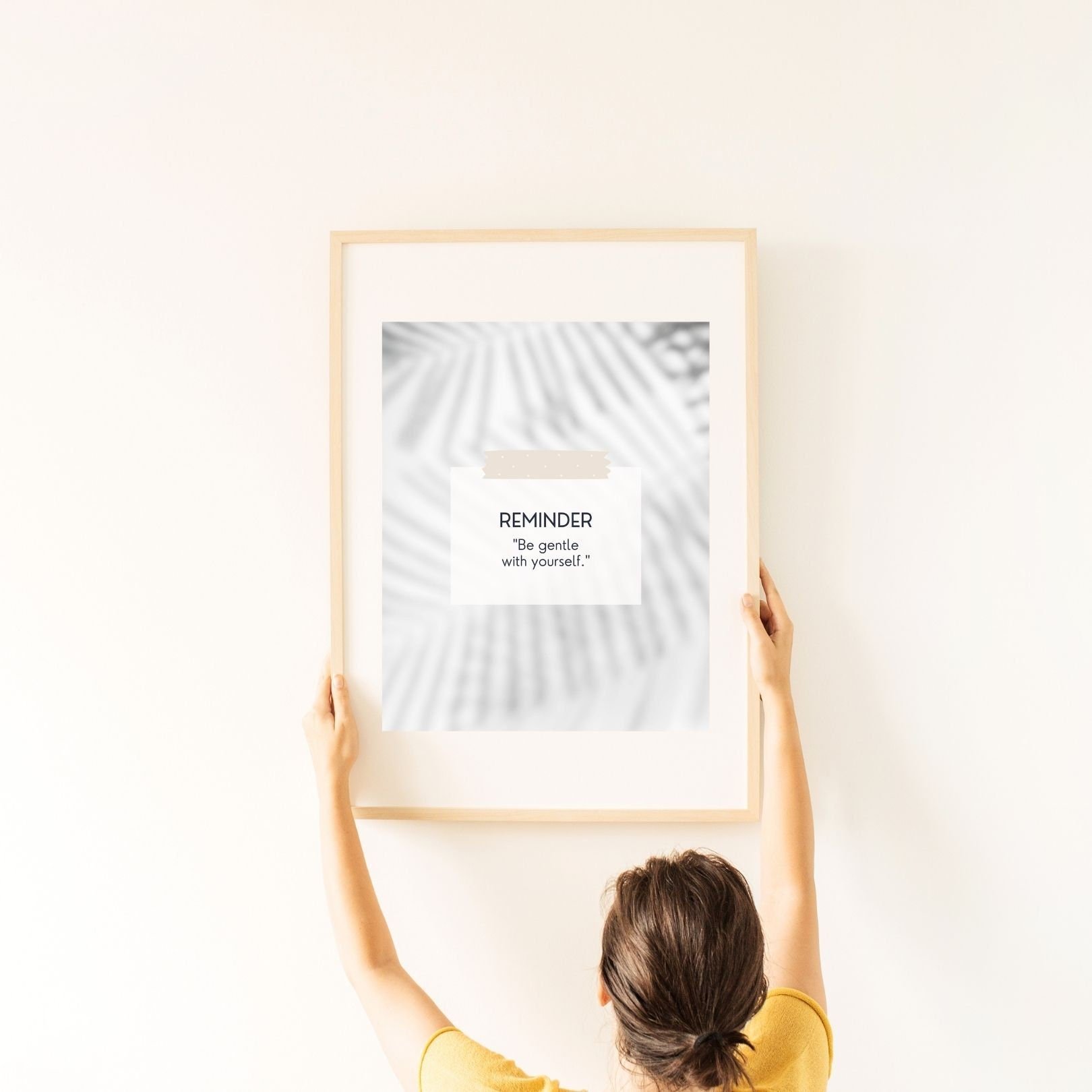 Reminder Be Gentle Digital Print Poster, Therapy, Office, wall, Room Decor, Therapist, Counselor 8x10, 11x14, 16x20, 18x24, and 24x30