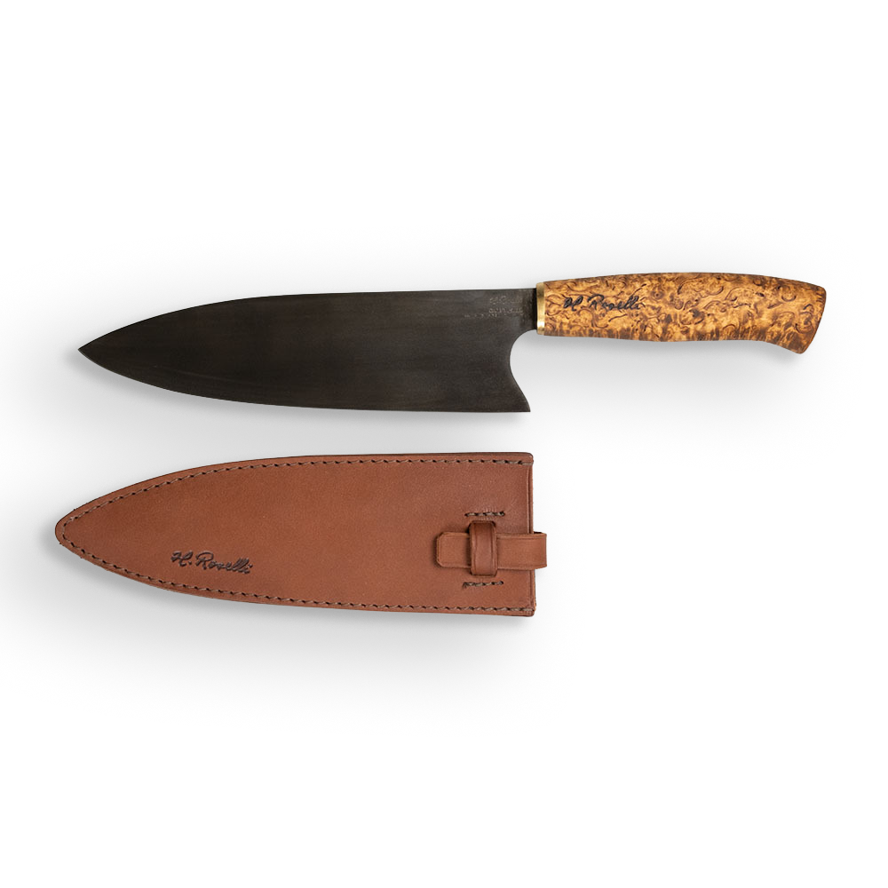 R770D Gyuto Chef knife dark handle -1.png