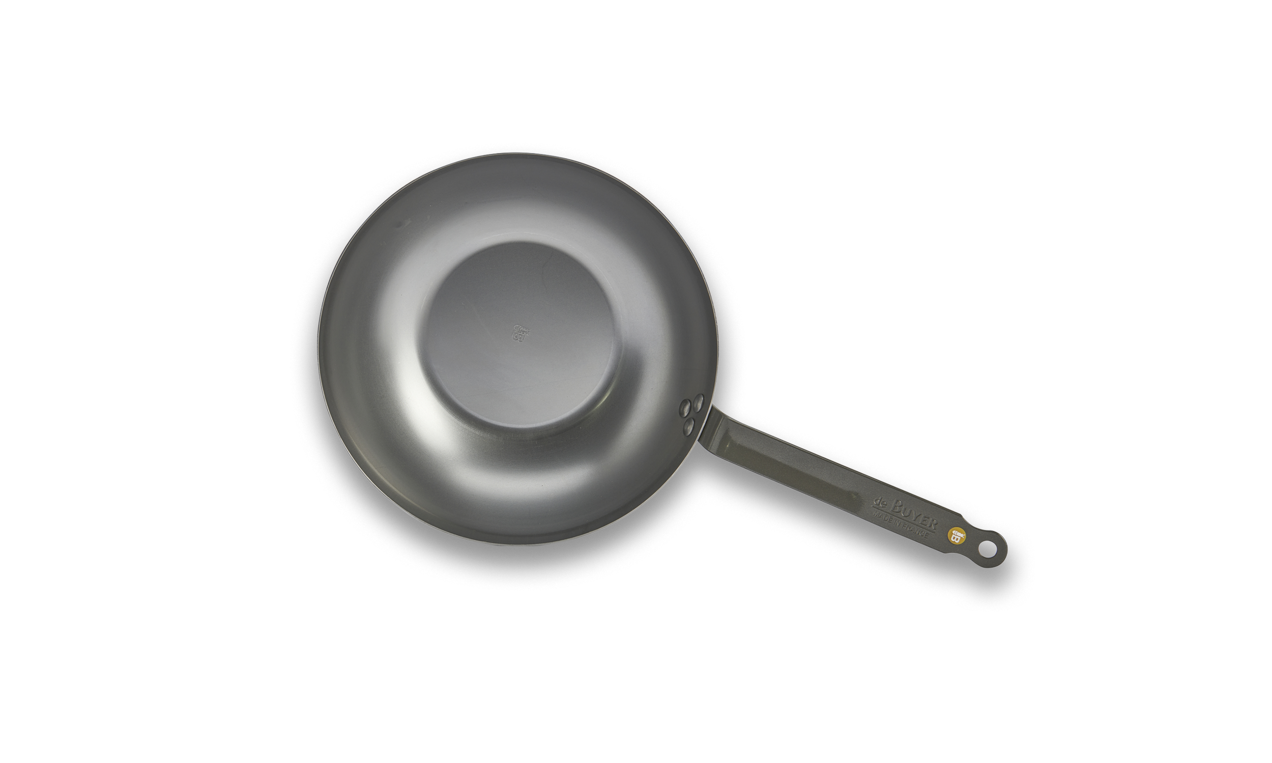 Gewölbter Wok mit Griff aus Eisen MINERAL B Ø28cm3.png