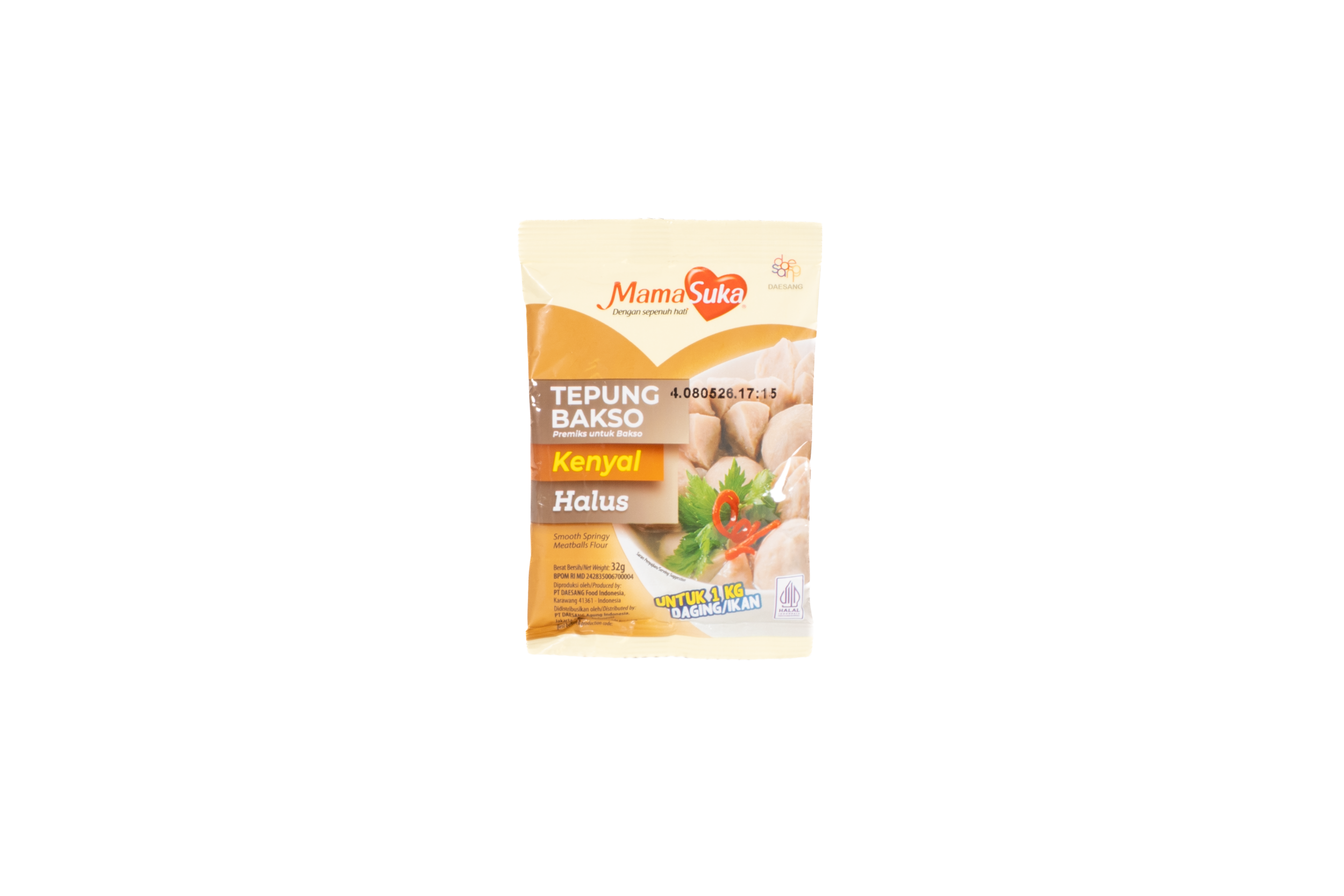 MAMASUKA Tepung Bakso – Gewürzmischung für indonesische Fleischbällchen (32 g)