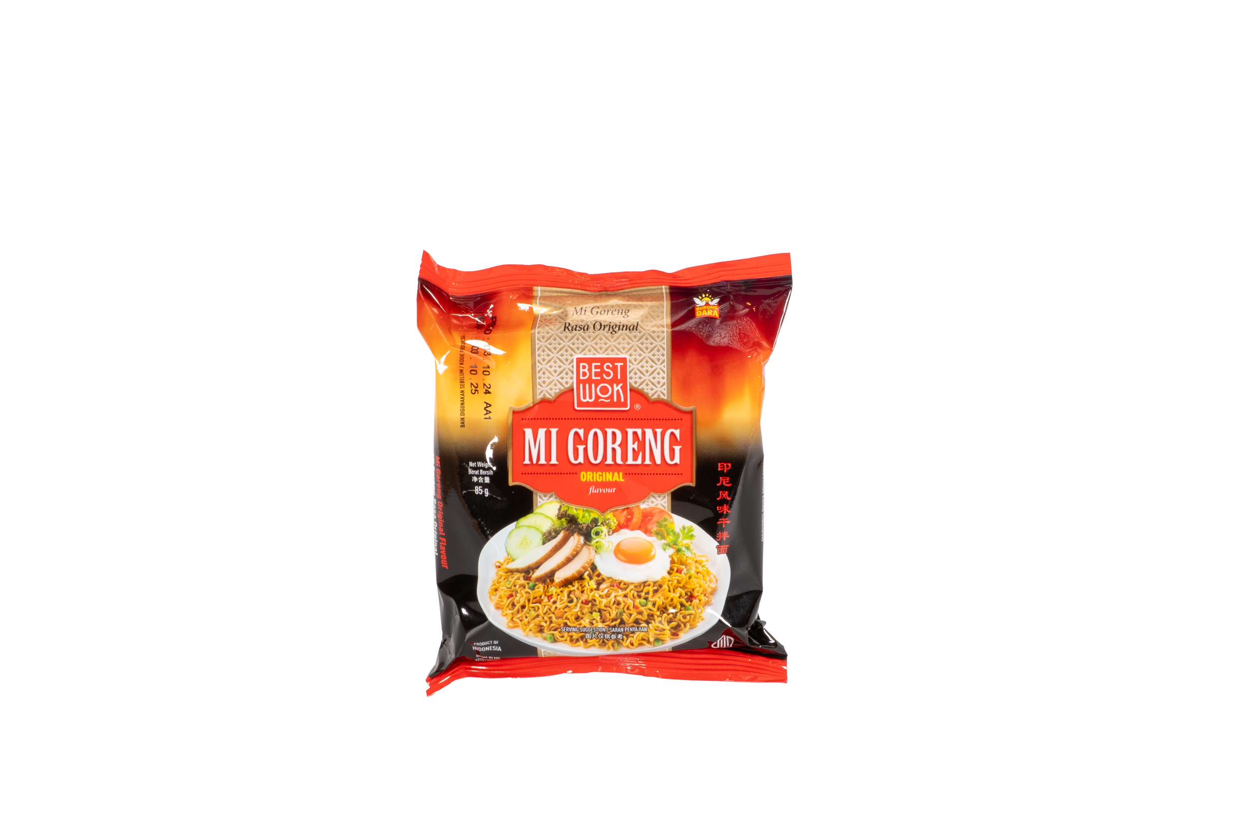 BEST WOK MI Goreng Original – Indonesische Instantnudeln (85 g)