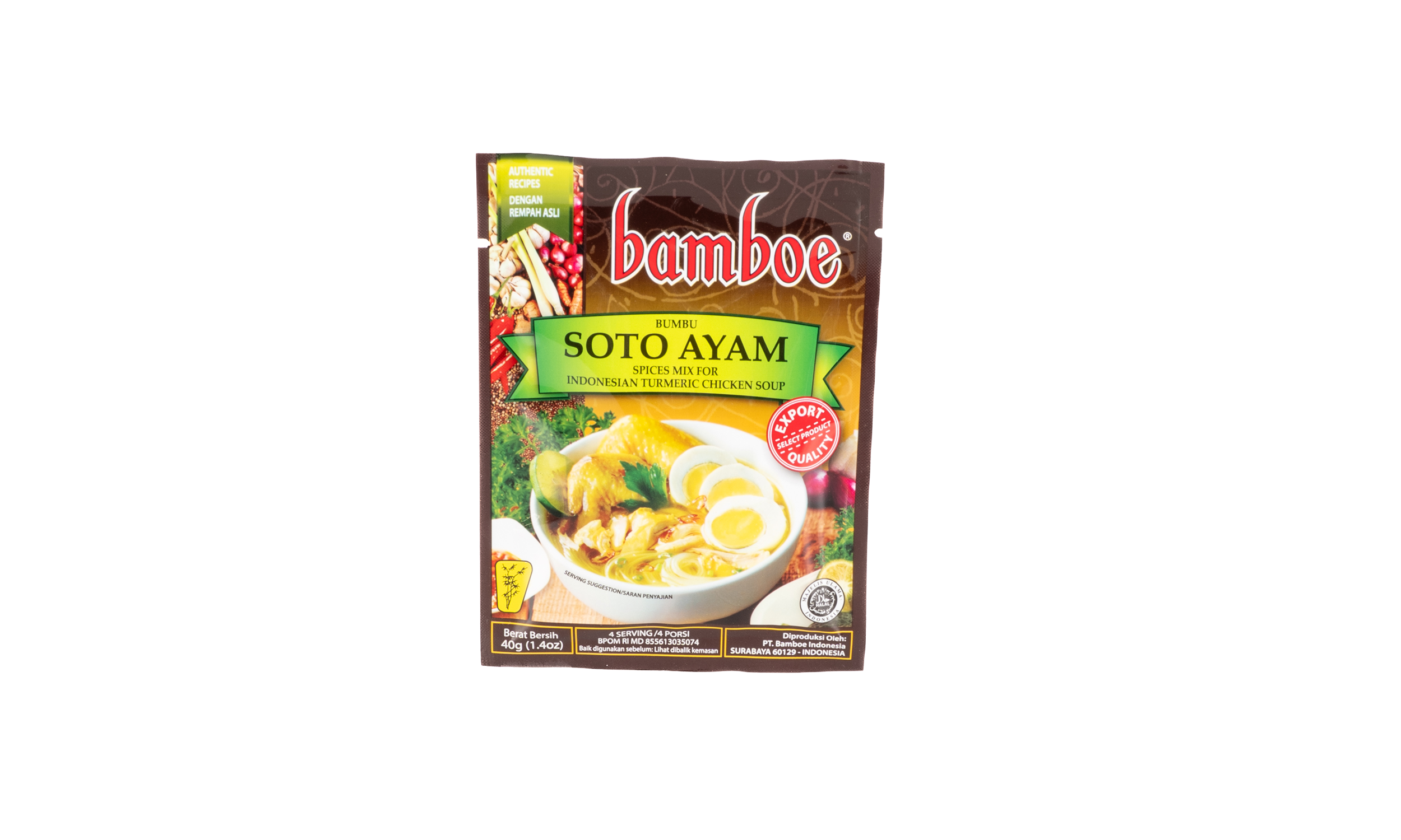 BAMBOE Bumbu Soto Ayam – Gewürzmischung für Hühnersuppe (50 g)