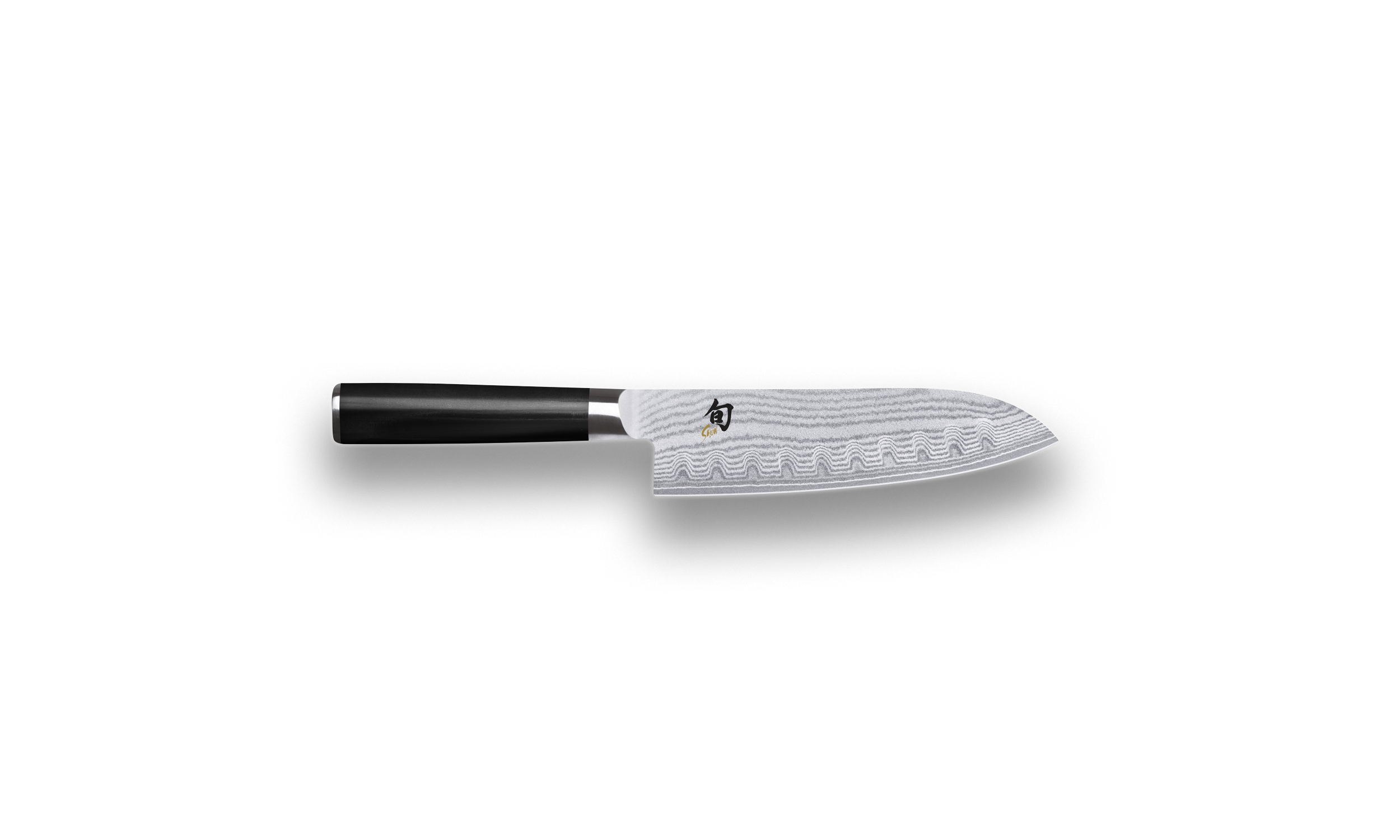 SHUN CLASSIC Santoku mit Kullenschliff