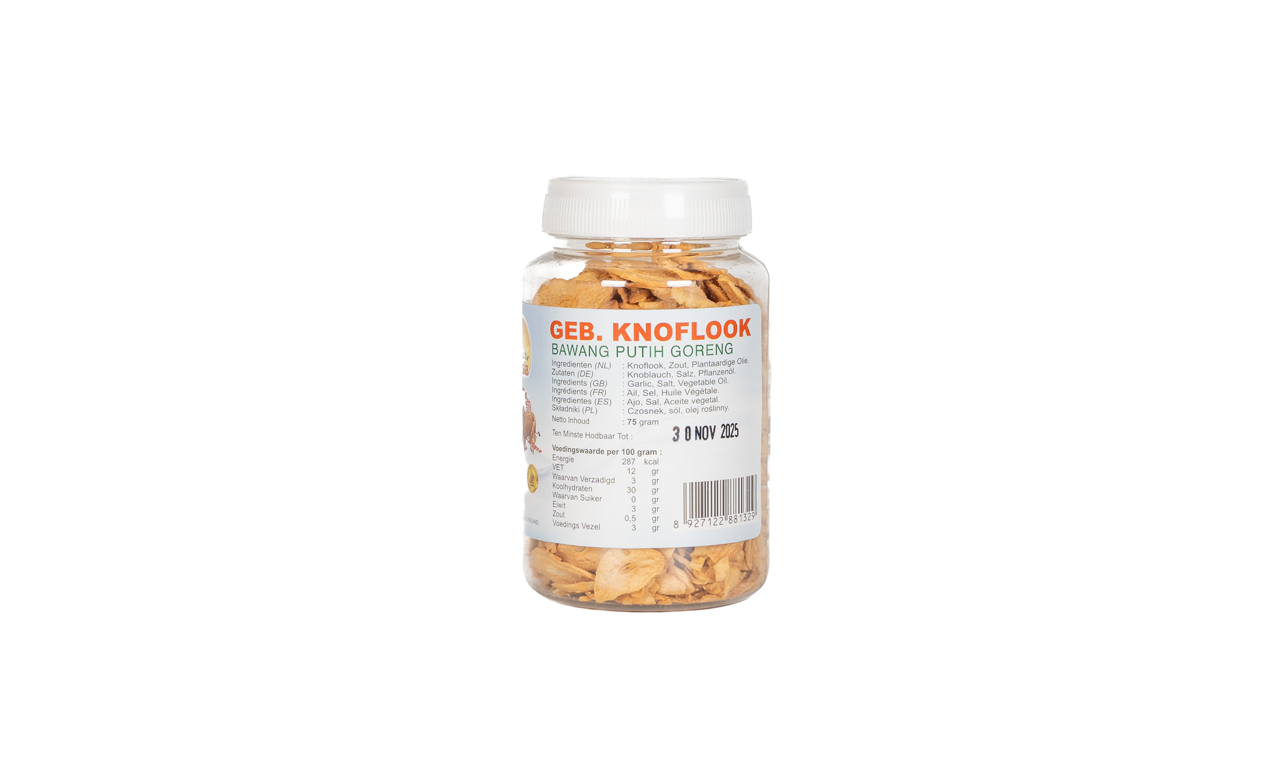 Bawang Putih Goreng NESIA – Gerösteter Knoblauch (75 gr)
