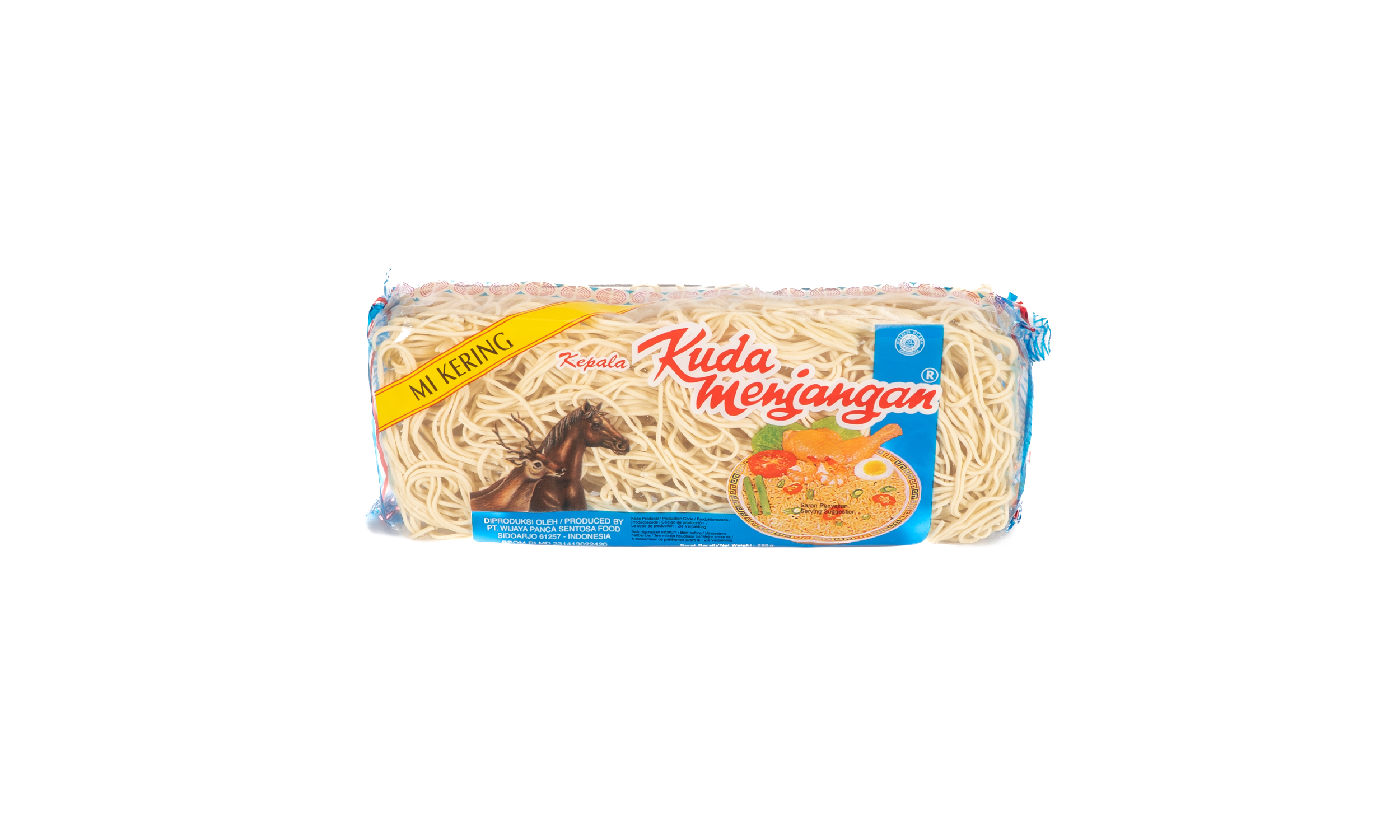 Mie kecil KUDA MENJANGAN – Feine indonesische kleine Nudeln - ohne Eier - (200 g)