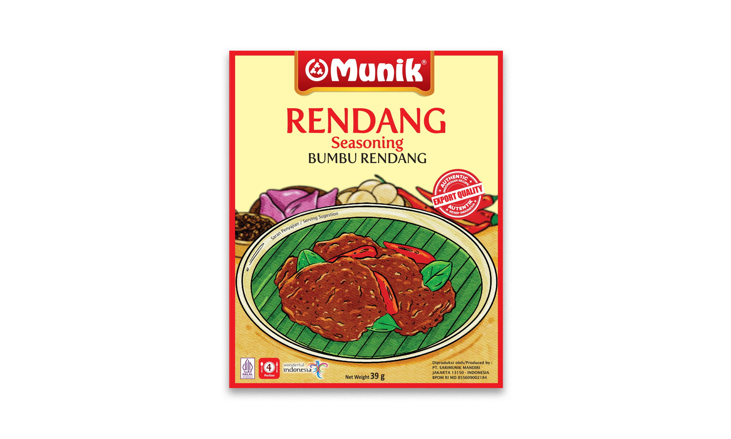 MUNIK Rendang (39g)
