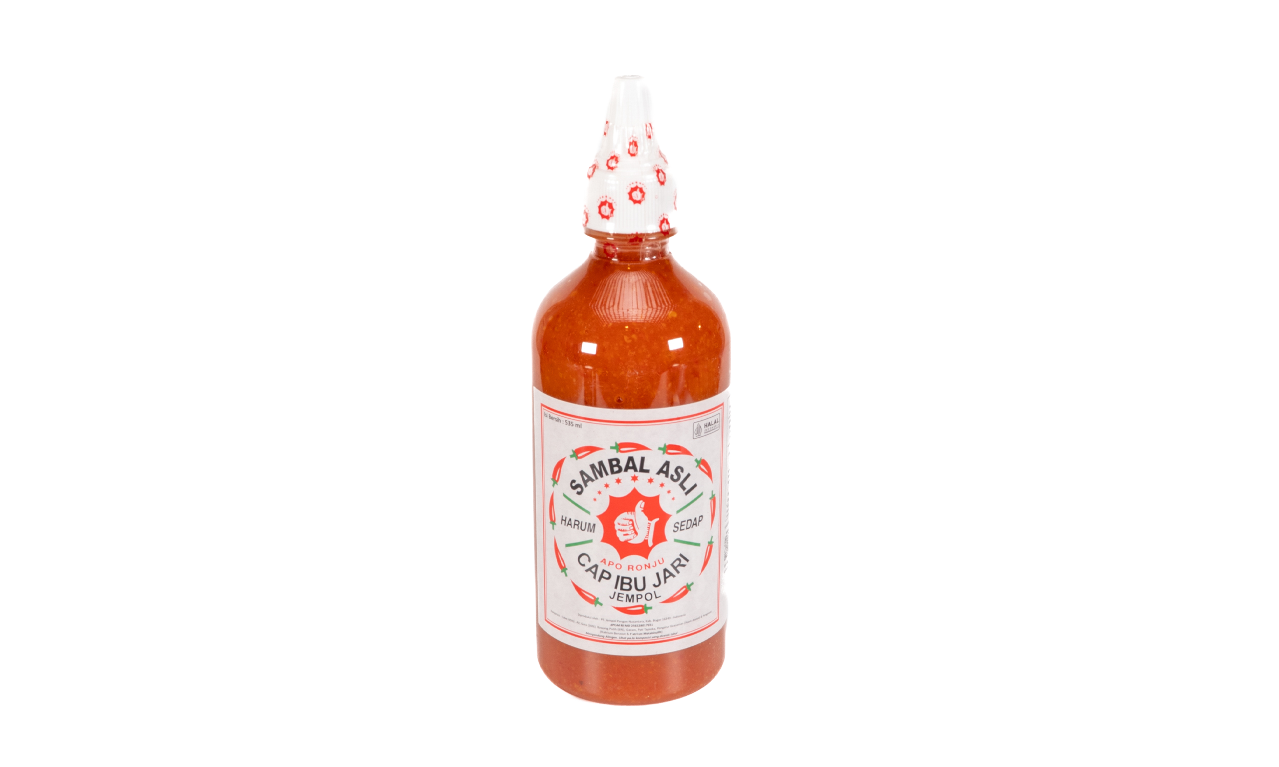 Sambal CAP JEMPOL – Authentische indonesische Schärfe (535ml)