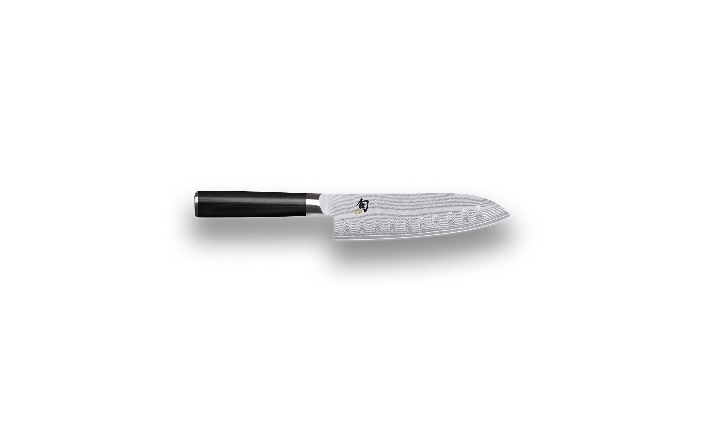 SHUN CLASSIC Santoku mit Kullenschliff