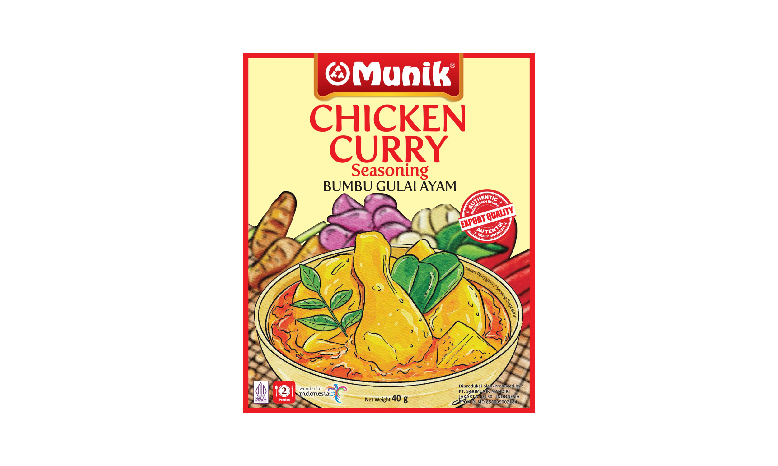 MUNIK Gulai Ayam (40g)