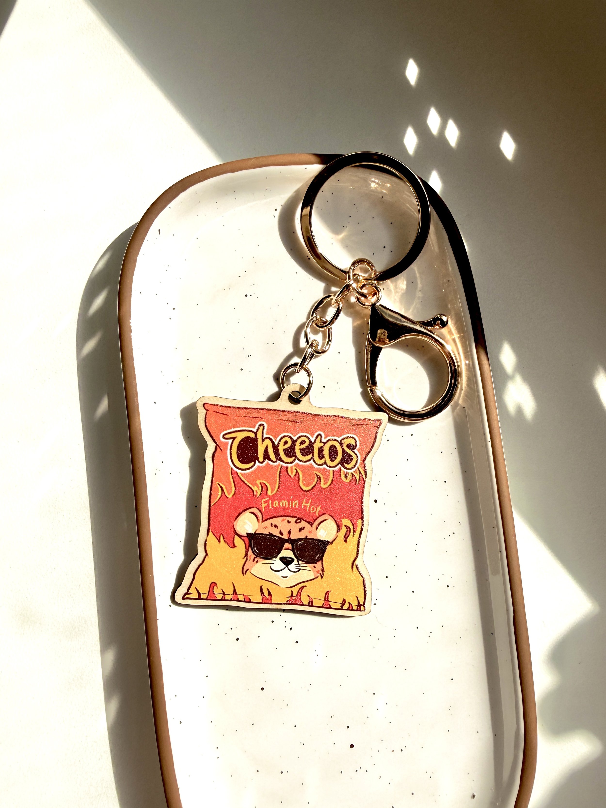 Hot Cheetos Keychain