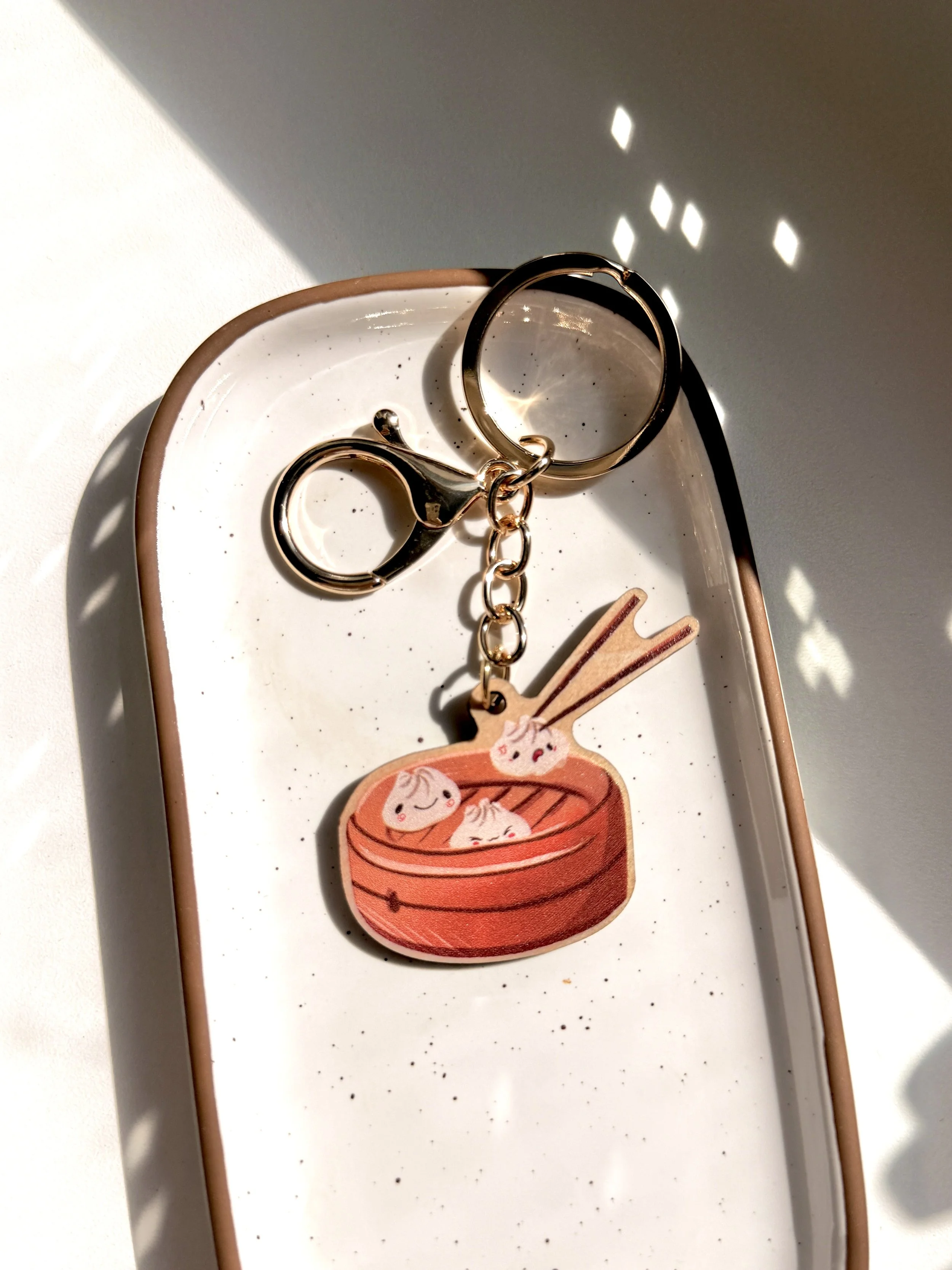 Dim Sum Keychain