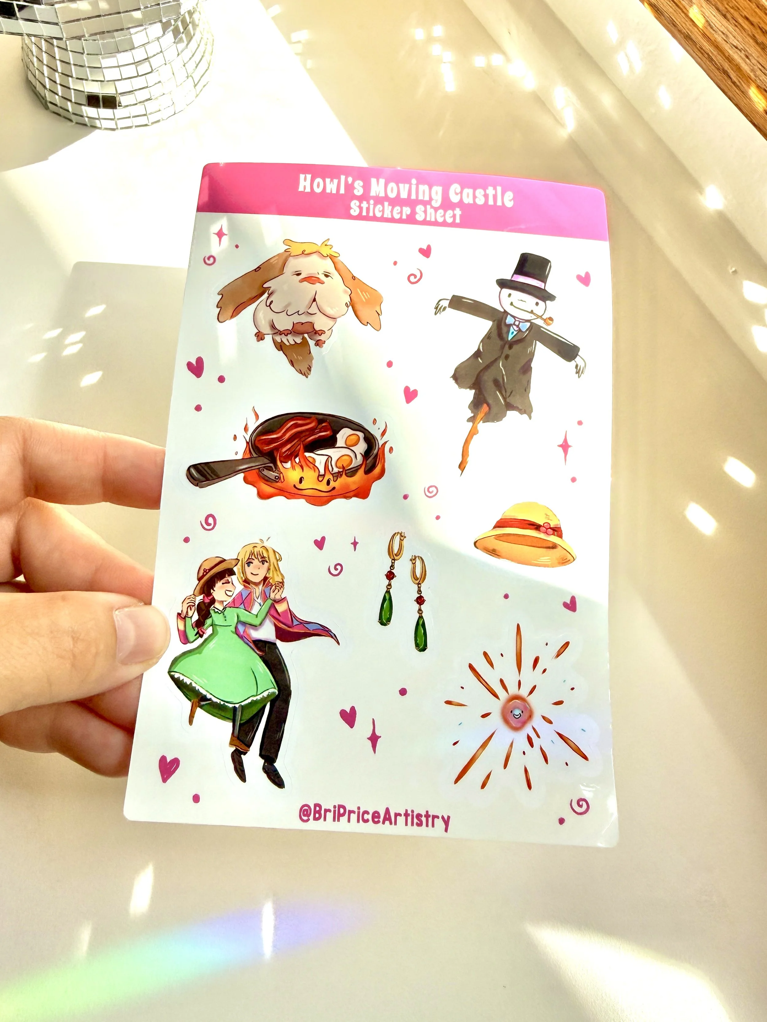 Howl's Moving Castle Sticker Sheet