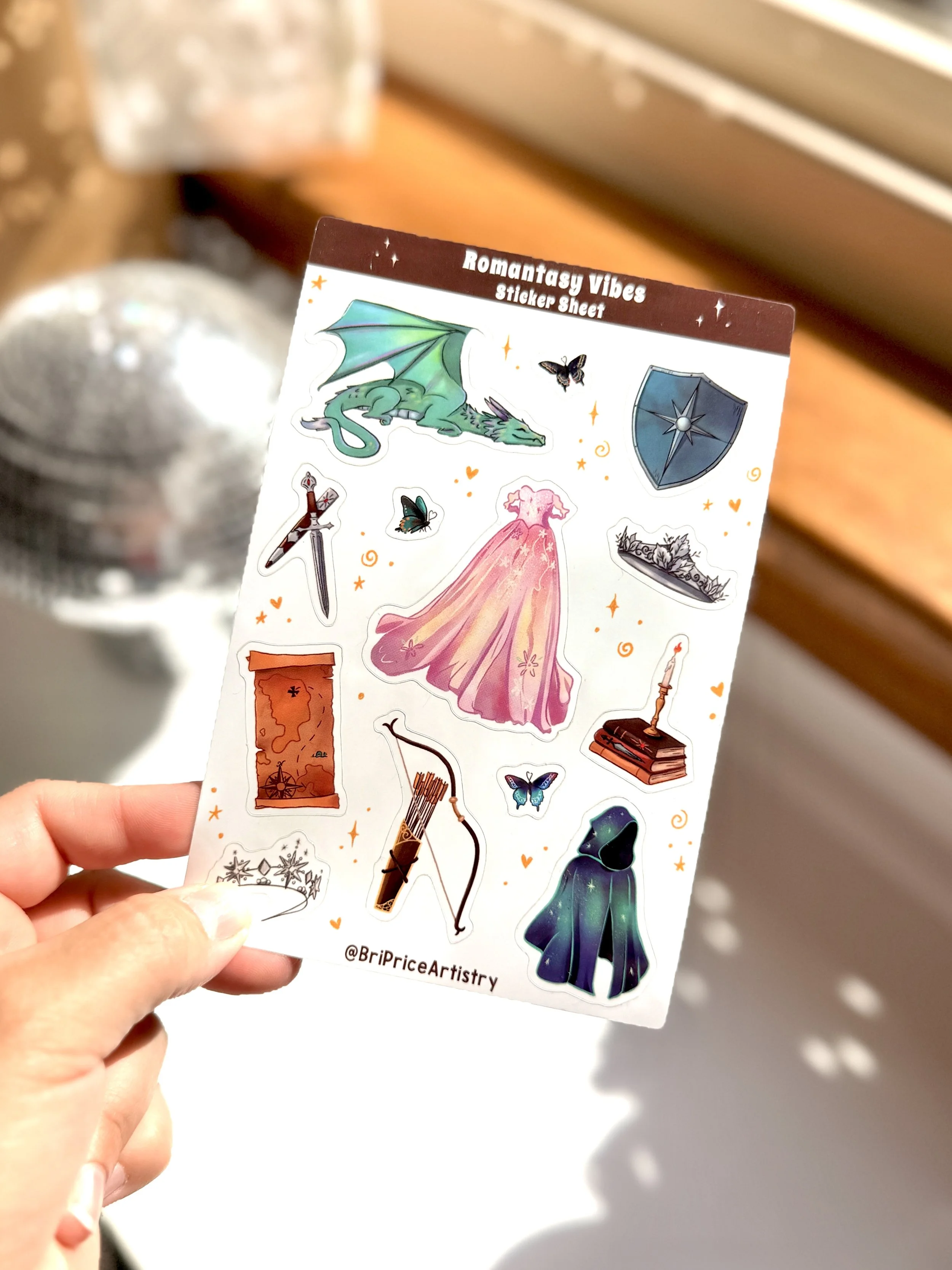 Fantasy Sticker Sheet