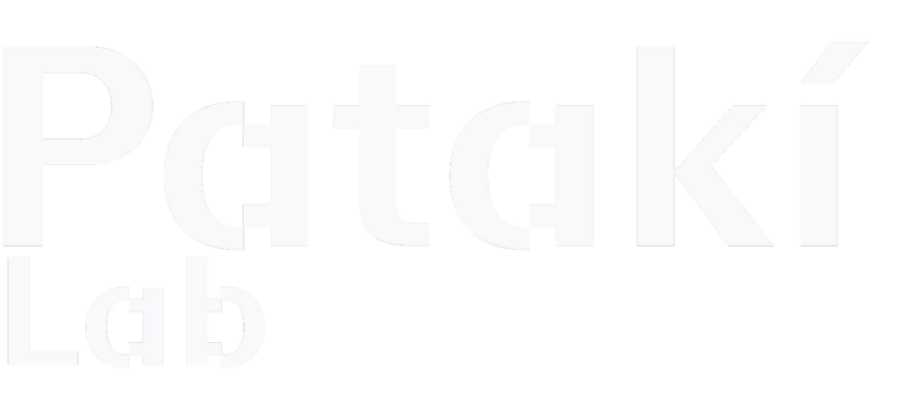 The word 'Pattki' with some characters flipped upside down in black and white.