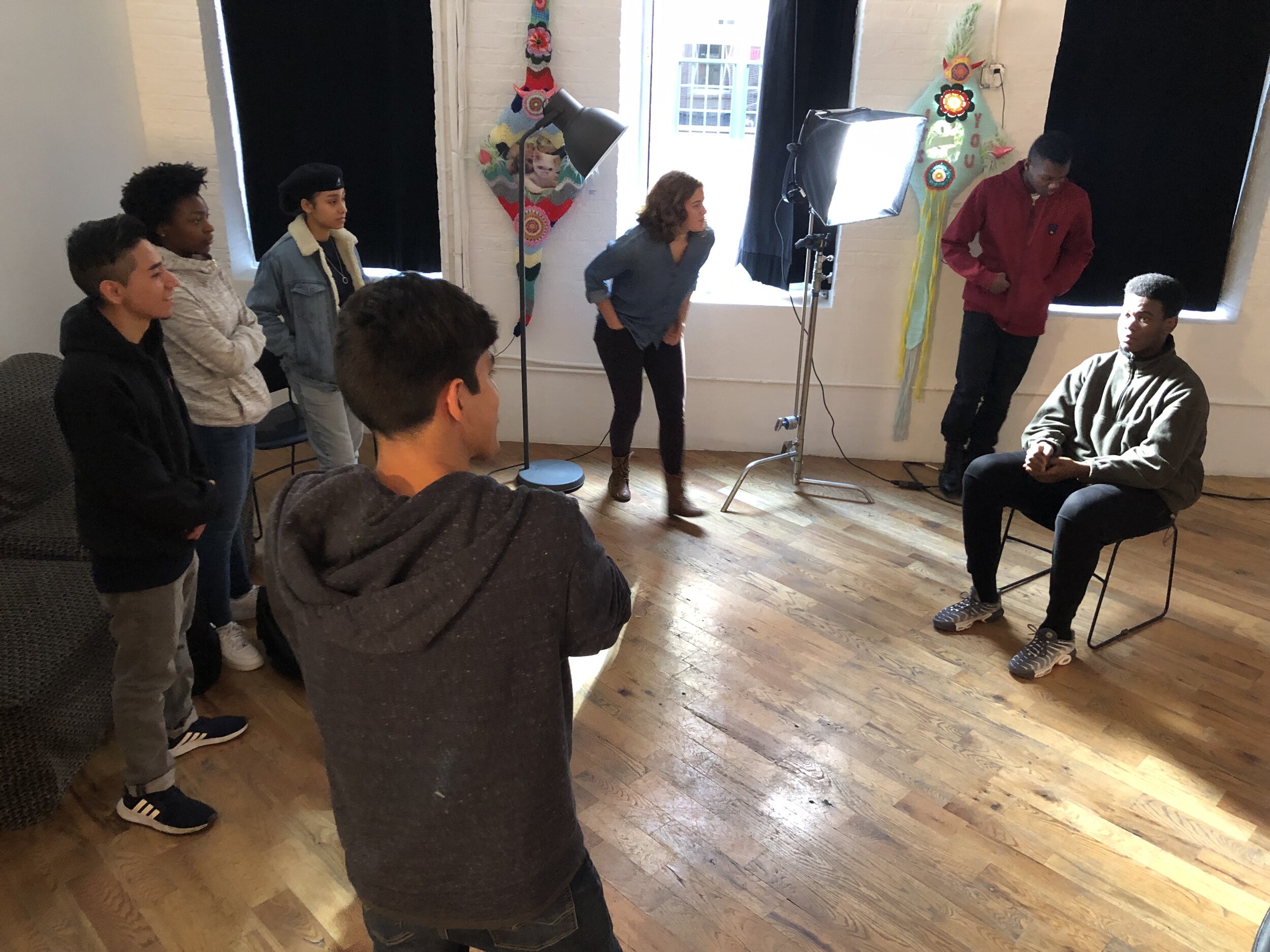 2019 Narrative Lab students visit Automatic Studios
