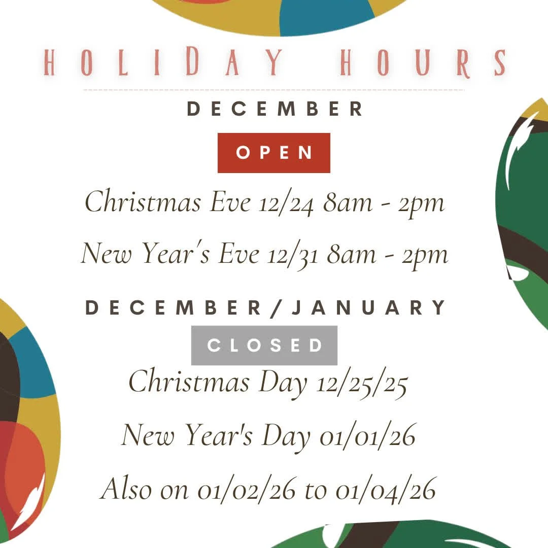 'Tis the Season &mdash; Holiday Hours 🎄

#holidayseason #holiday #cafecito #coffee #coffeeshop #stpaul