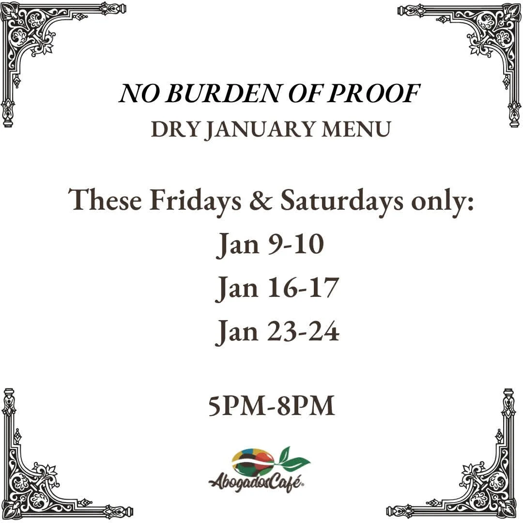 𝐓𝐡𝐞 𝐃𝐫𝐲 𝐉𝐚𝐧𝐮𝐚𝐫𝐲 𝐌𝐞𝐧𝐮 𝐡𝐚𝐬 𝐚𝐫𝐫𝐢𝐯𝐞𝐝! 🎉

For the second year in a row, Inti and Ofelia welcome you to slow down on candlelit January evenings with thoughtfully crafted Latin American N/A cocktails rooted in tradition and warmt