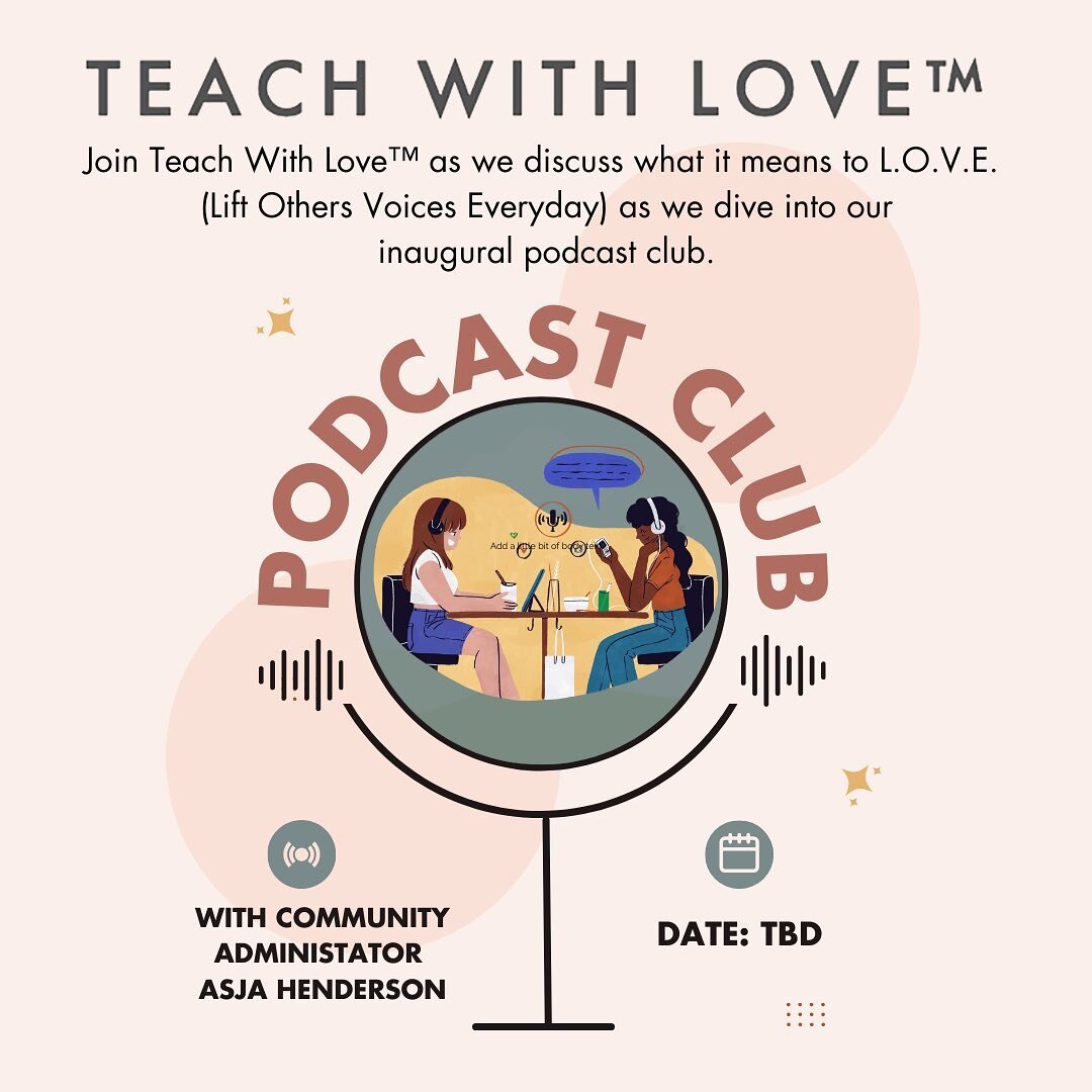 Have you heard? Our Community Administrator, Asja, is hosting another club...this time, a Podcast Club!

Instead of reading pages from a book, we will listen to a podcast and discuss at the next Podcast Club meeting.

Swipe to see the episodes we cho