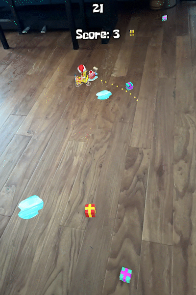 Spongebob Garriage augmented reality experience gameplay.