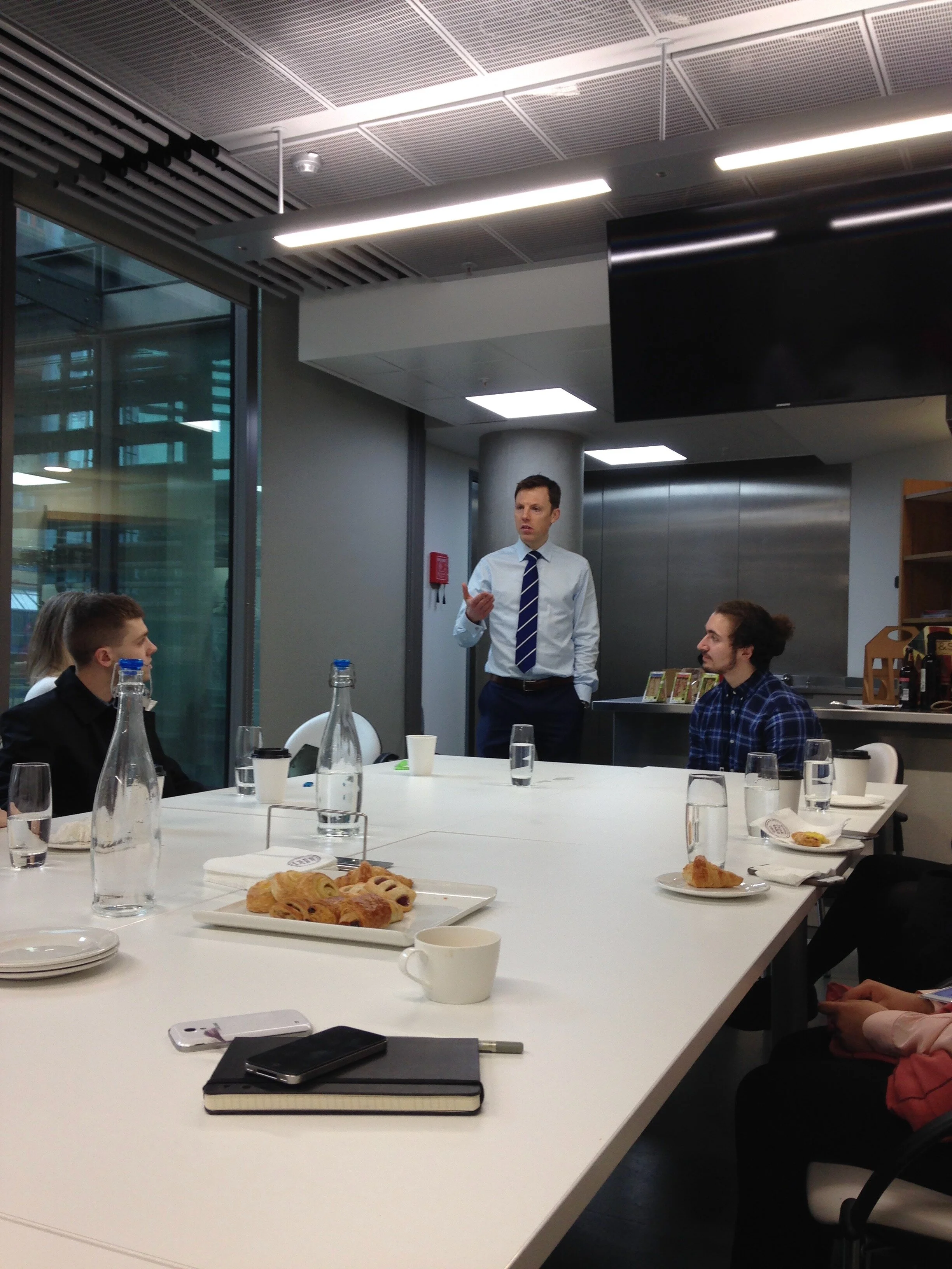 The yearly briefing at M&S Head Office in Paddington