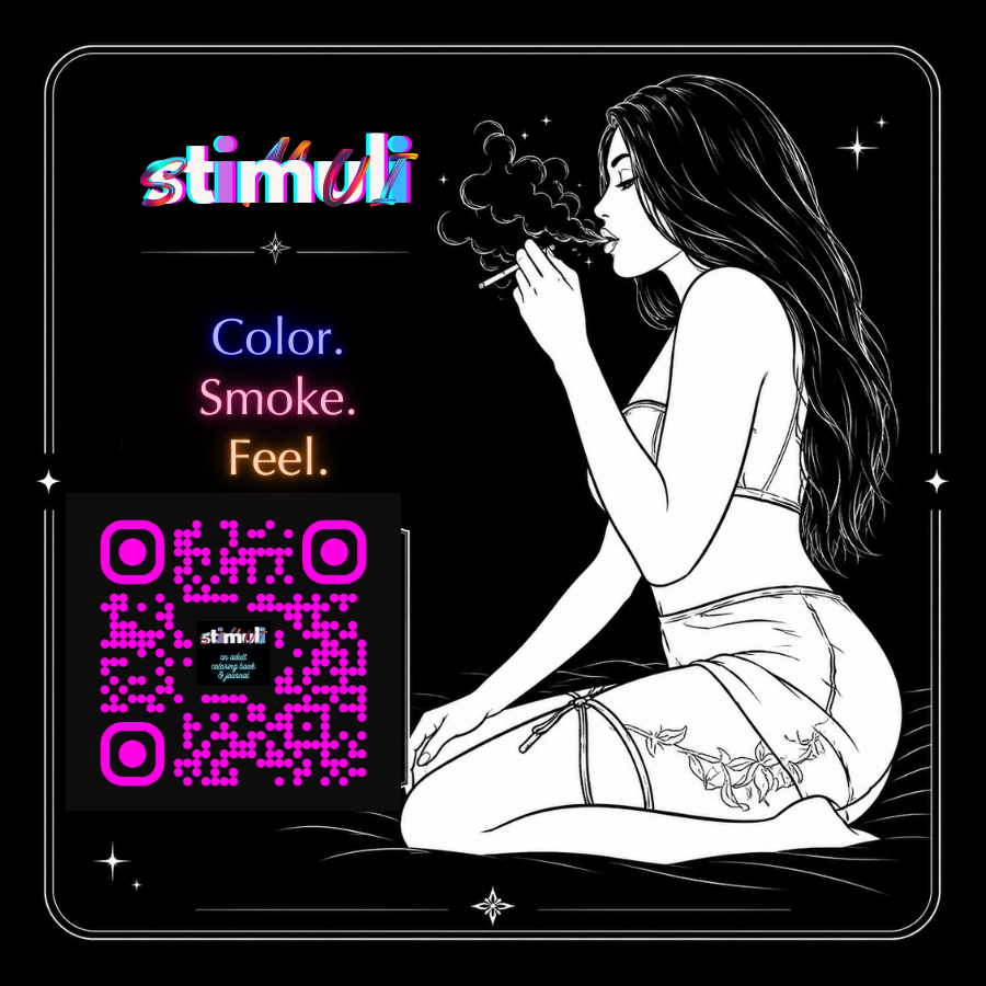 stimuli promo adult coloring qr code