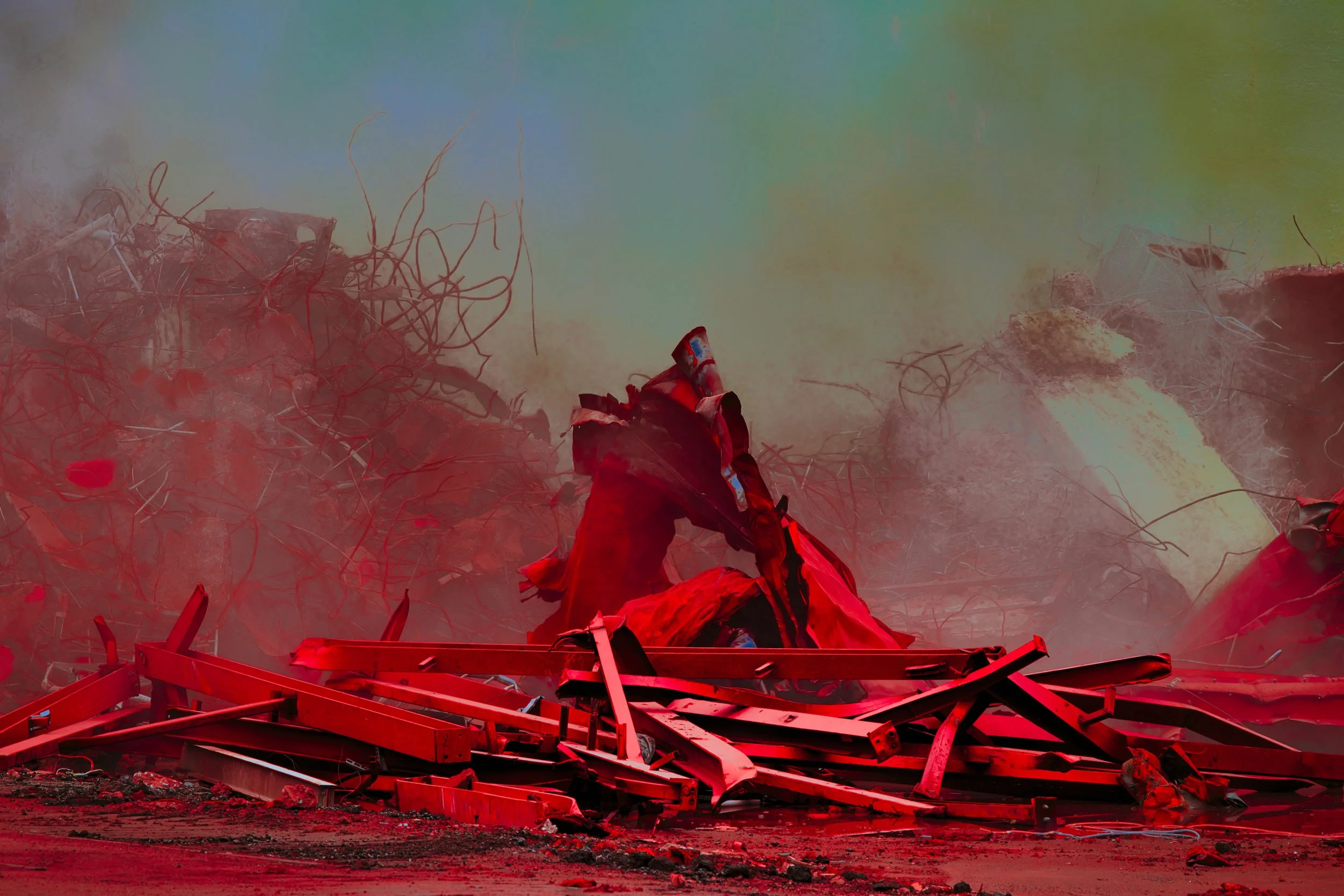 B0025493 Steel Sheets and Beams