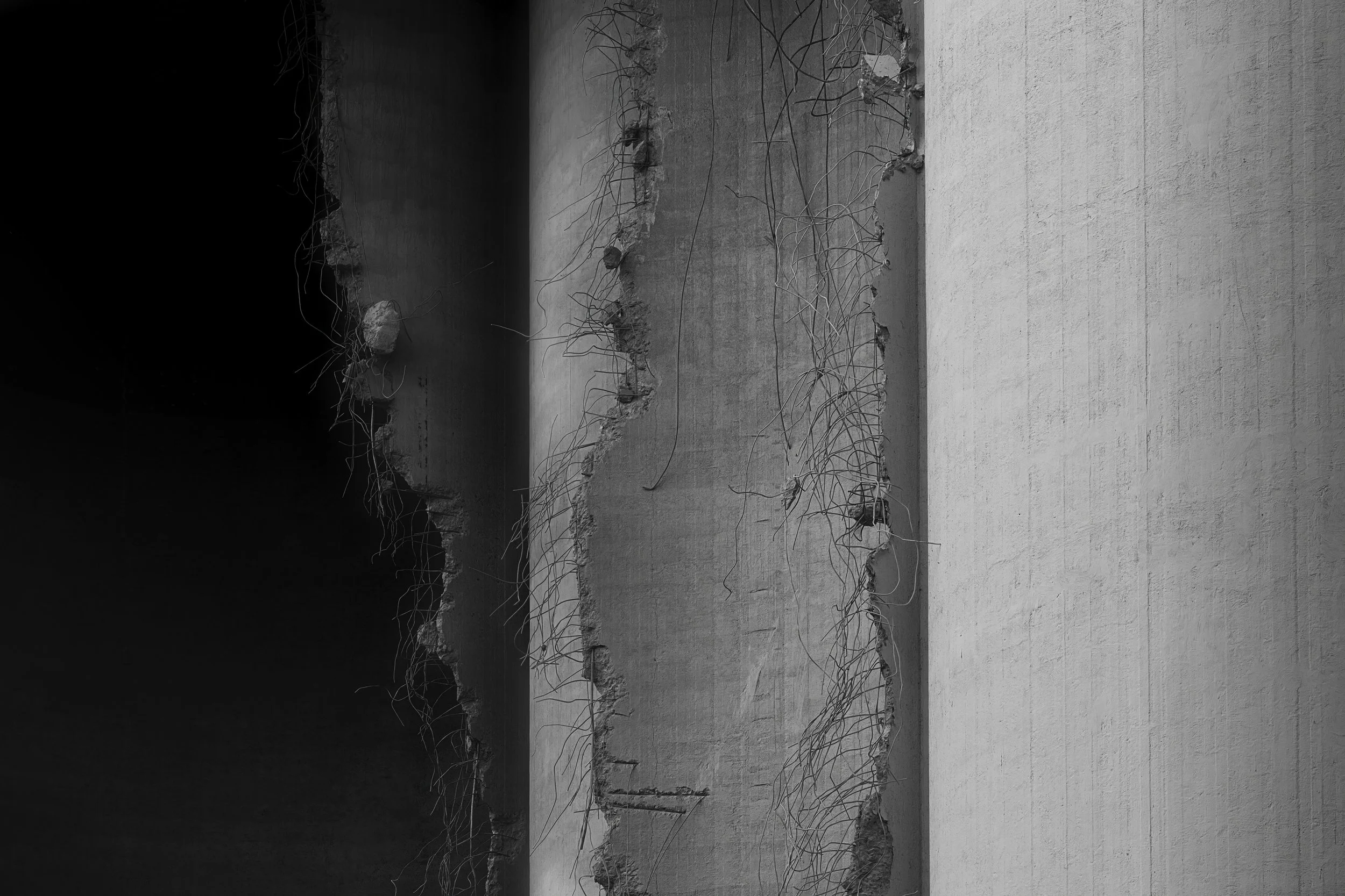 B0006891 Silo 2 Three Stages of destruction