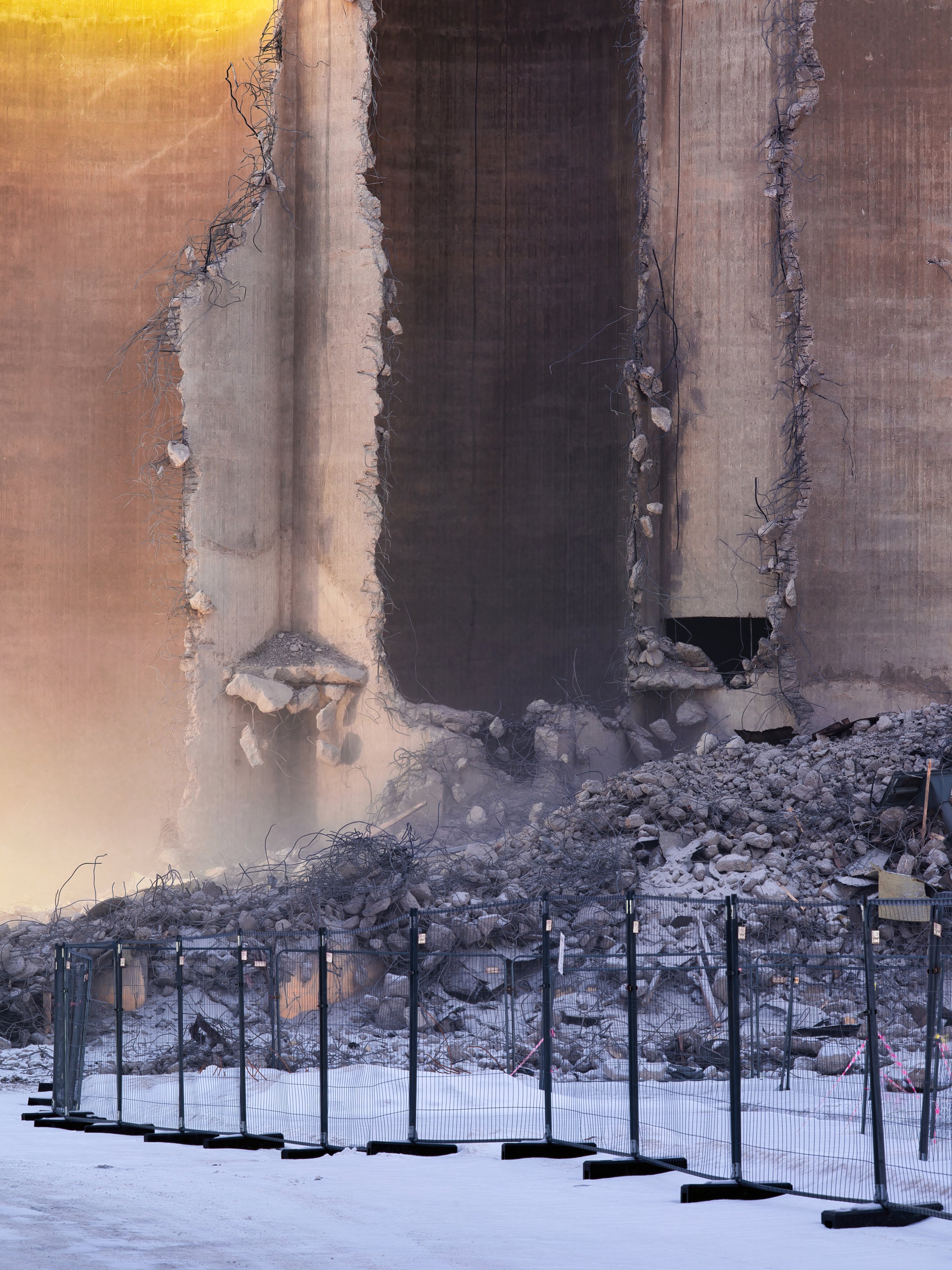 B0020398 Towards Cross-section of Silo Three