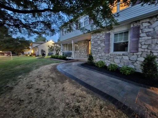 After- Paver Walkway with border