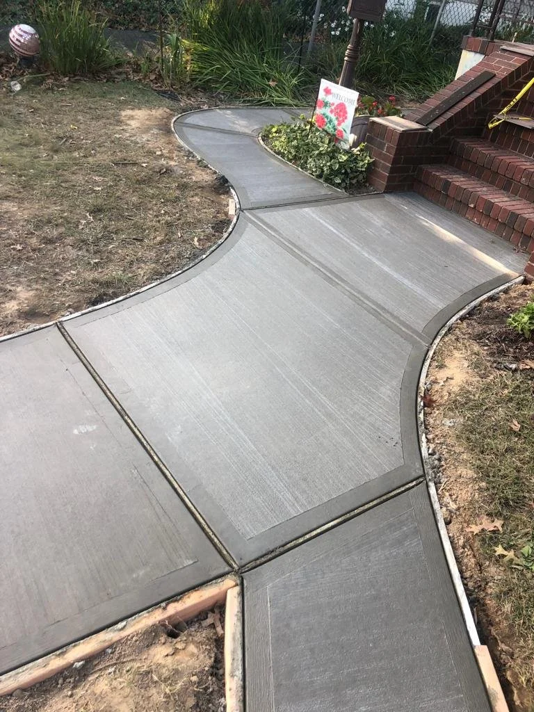 Concrete Walkway Installation