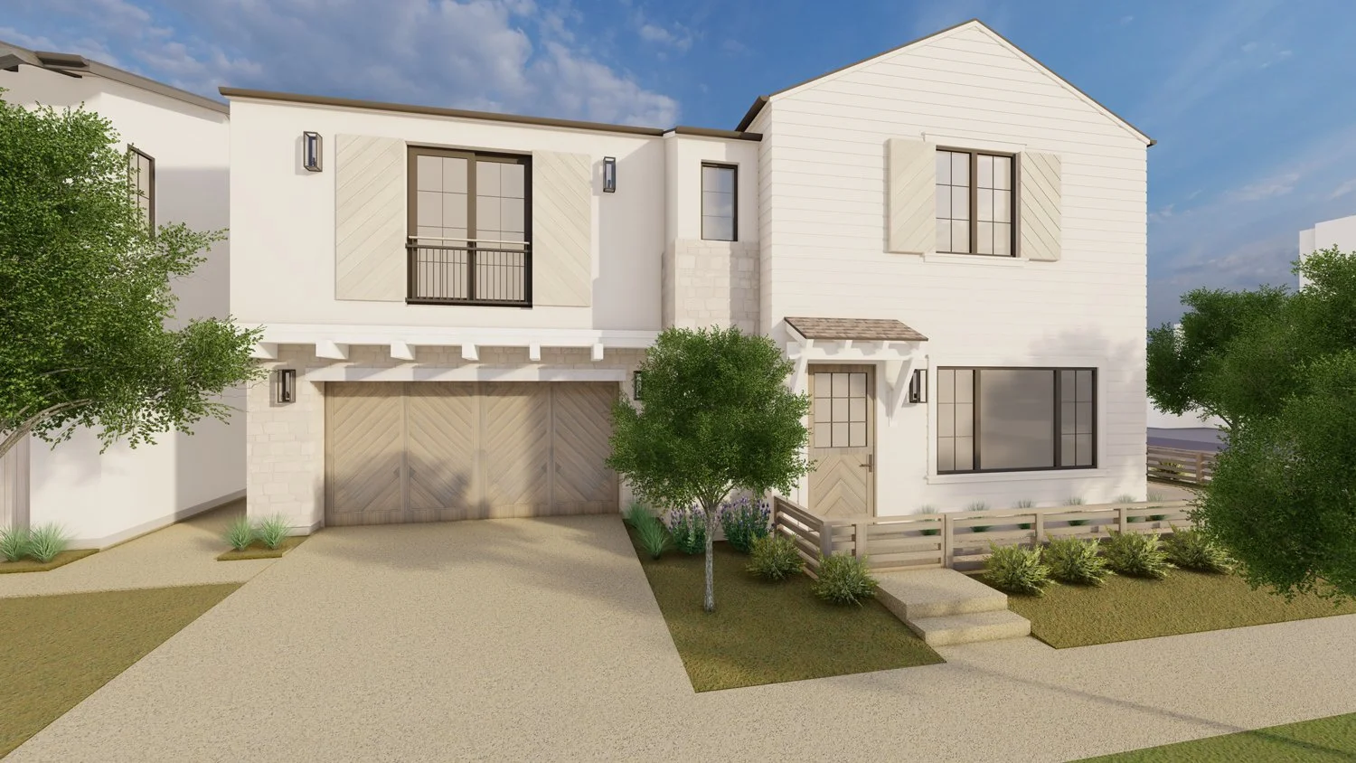 Exterior Rendering3 of Albert Place - French Transitional