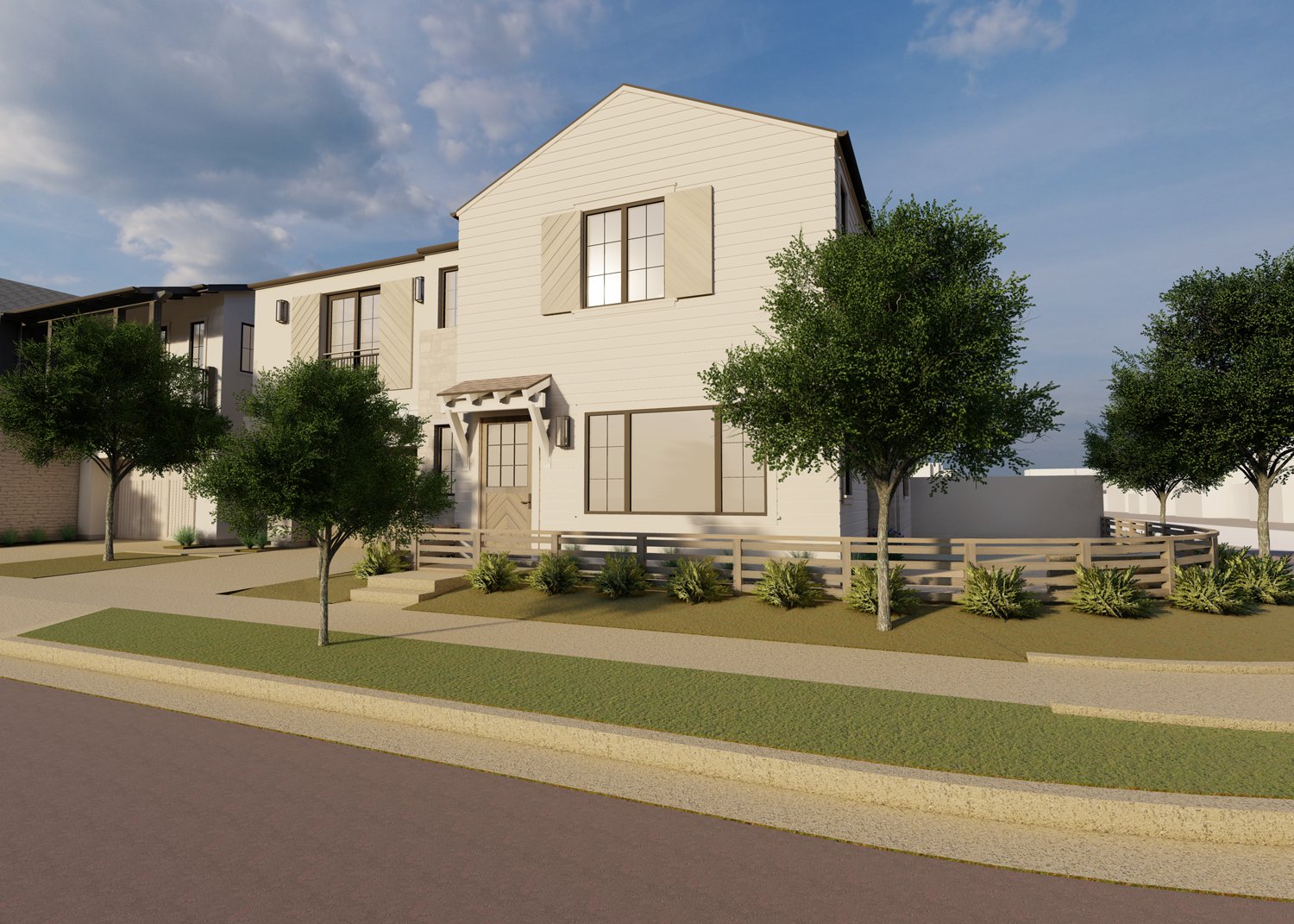 Rendering1 of Albert Place - French Transitional