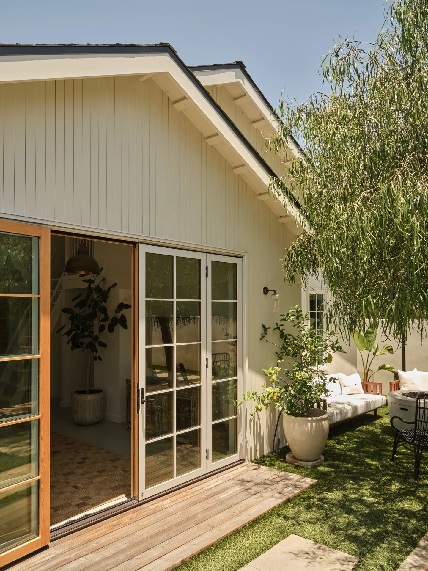 Highlighting our detached garage conversion | addition ADU project in Huntington Beach to maximize flexibility and living space for our clients  This ADU includes a kitchen, laundry, bedroom, and bathroom with a bonus loft thoughtfully designed as a 