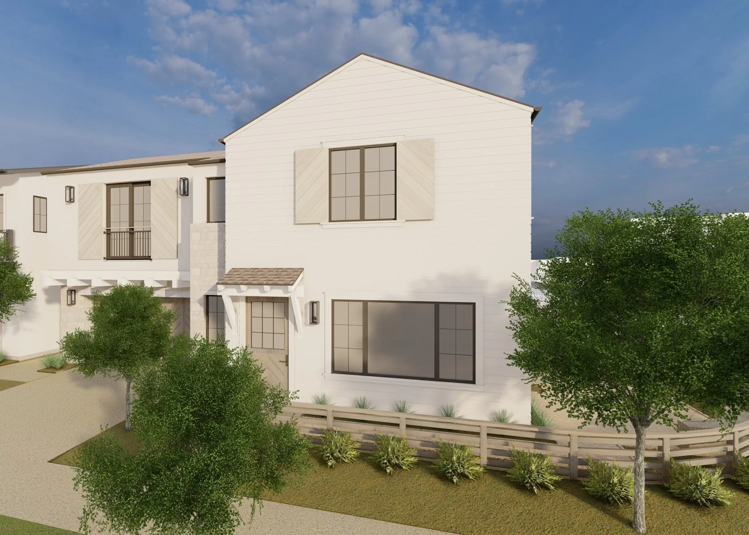 Exterior Rendering4 of Albert Place - French Transitional