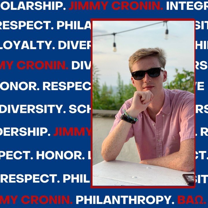 Next up is Jimmy Cronin. Jimmy is a member of the class of &rsquo;22 from Rye, New York. He is a Government major and a film minor. Swipe left on the post above to learn more about Jimmy.