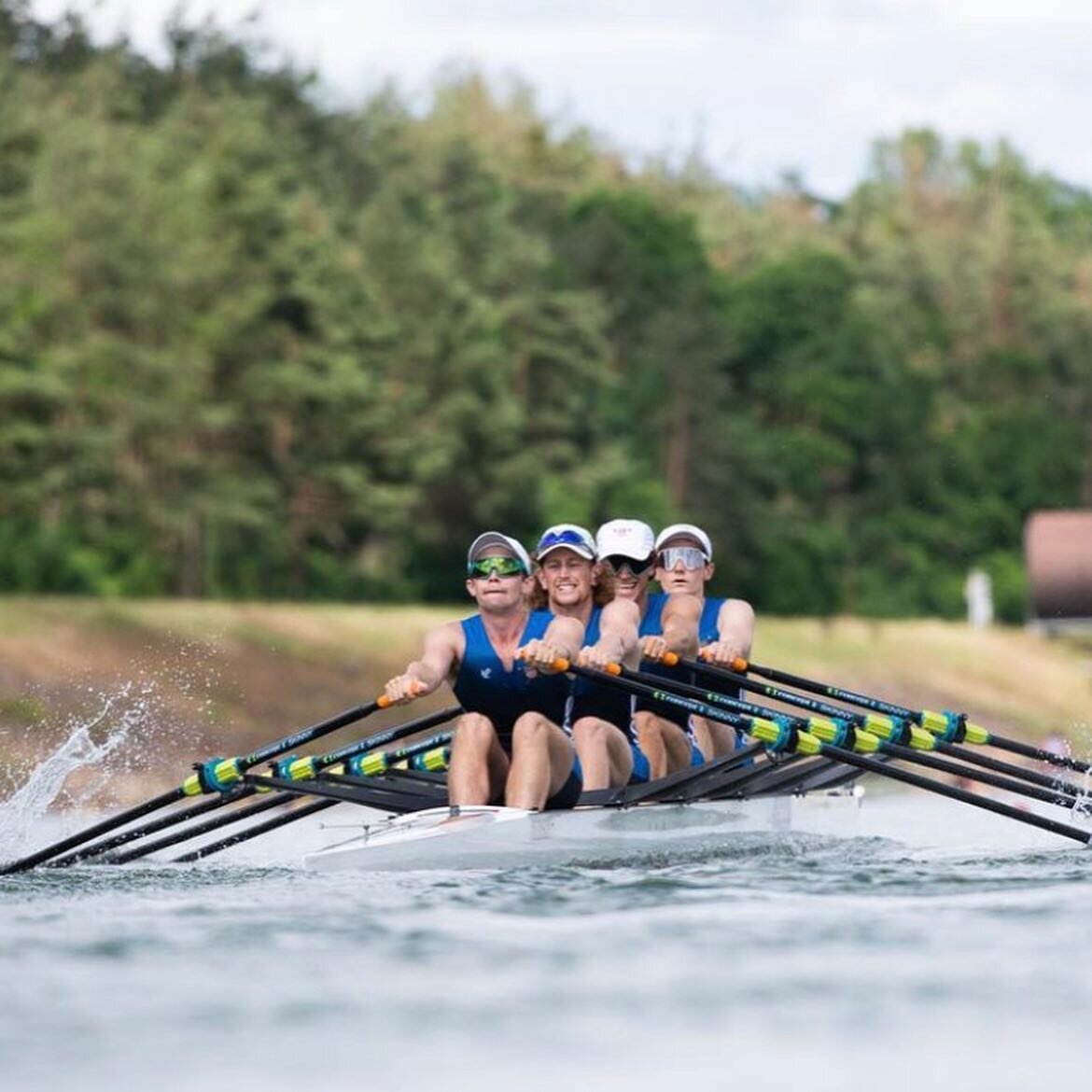 Huge congratulations to Chris Stich &lsquo;23 and @dartmouth_lights  for rowing in the 2021 World Rowing Championships, hosted in Racice, Czech Republic. Finishing 2nd in the lightweight men&rsquo;s quad repechage, they qualified for and raced in the