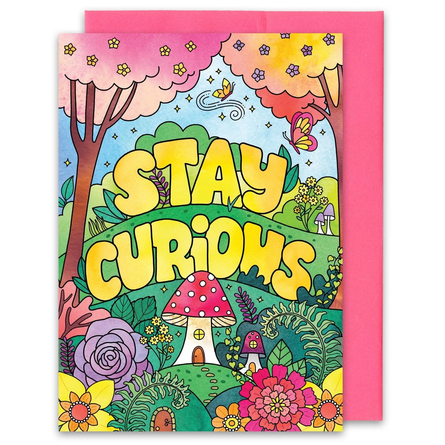 Stay Curious - Greeting Card