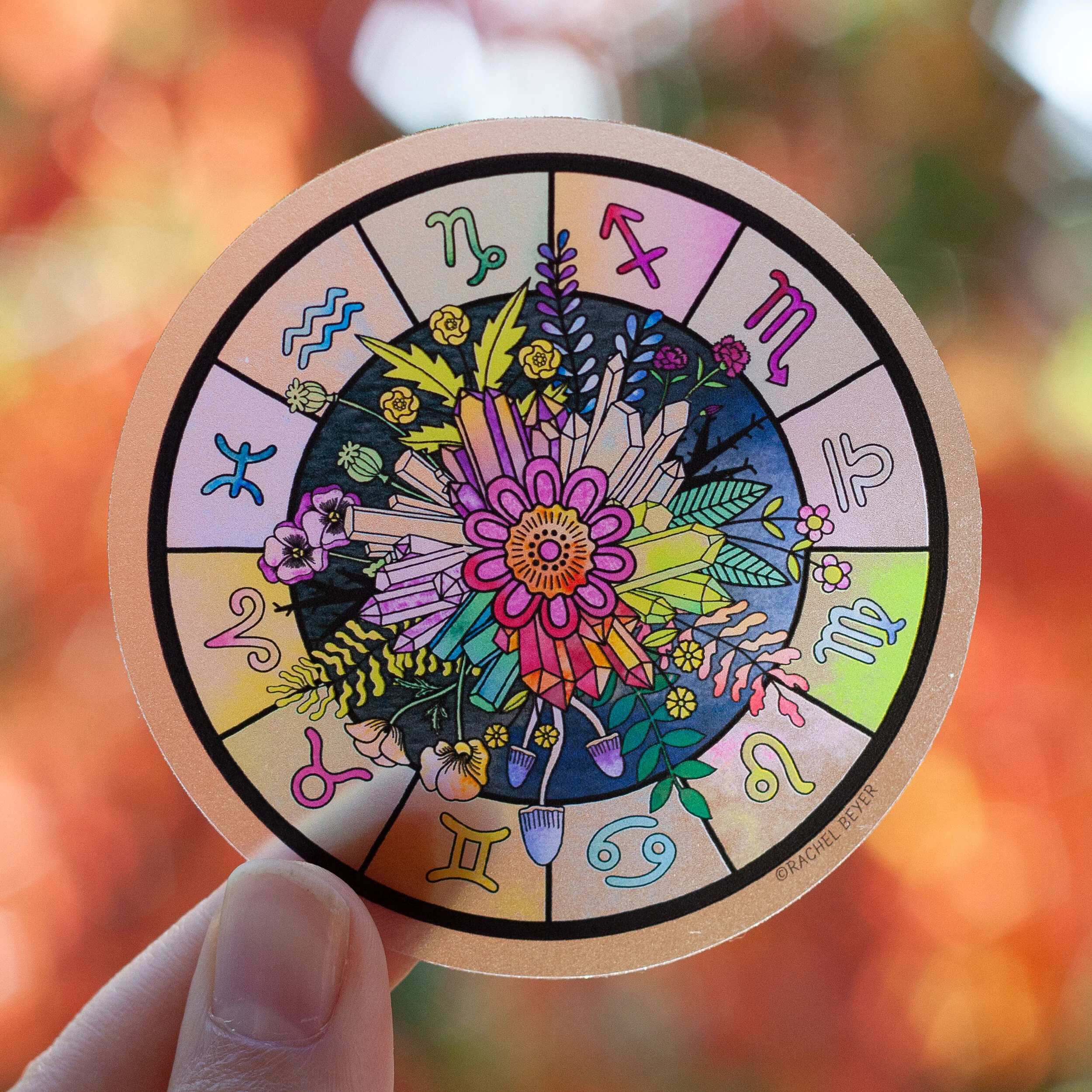 Astrology Wheel Sticker