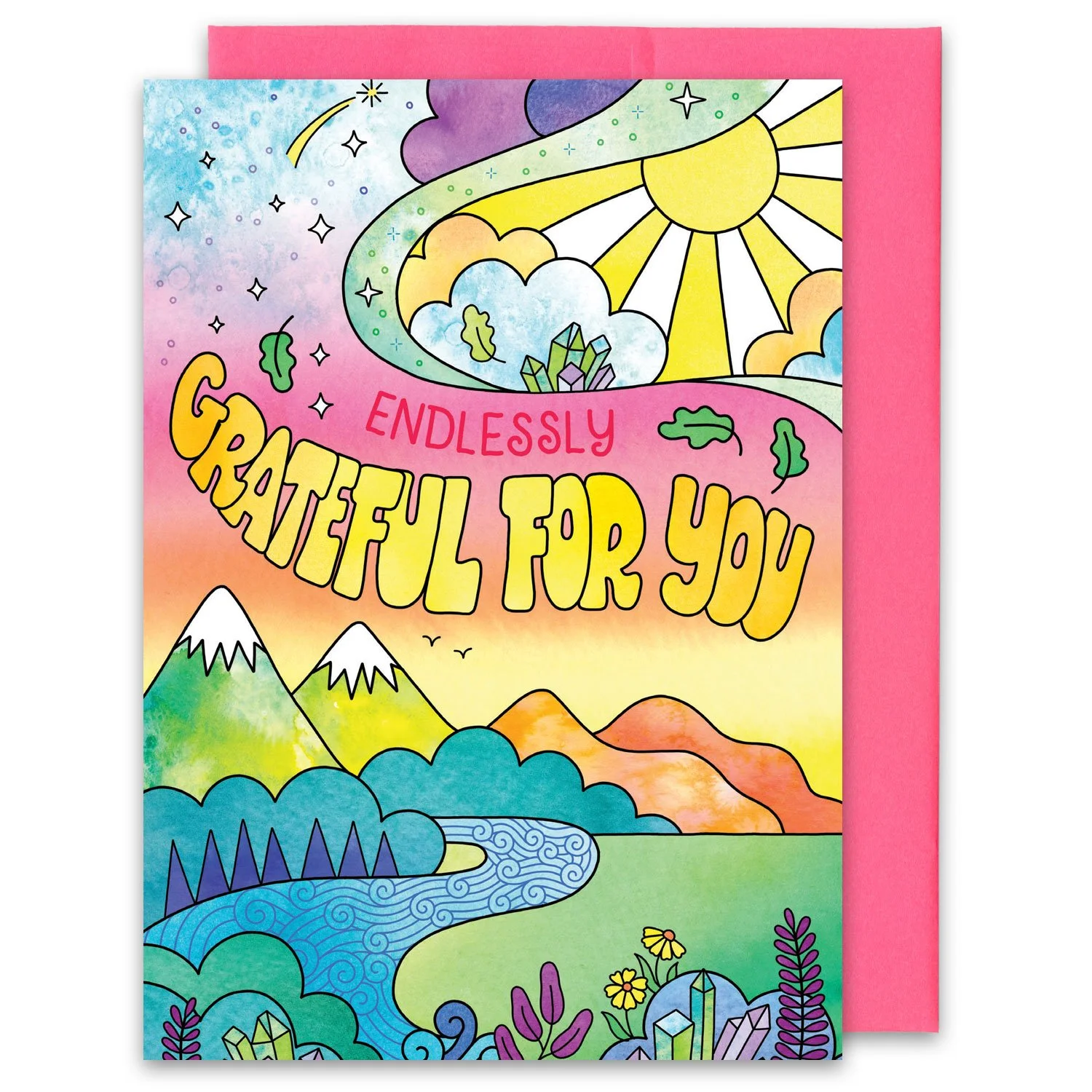 Endlessly Grateful For You - Greeting Card