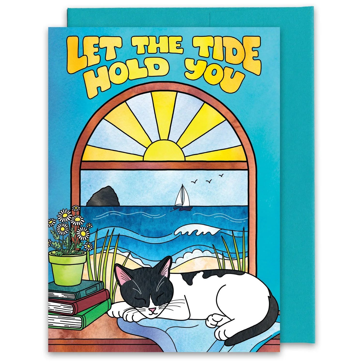 Let The Tide Hold You - Greeting Card
