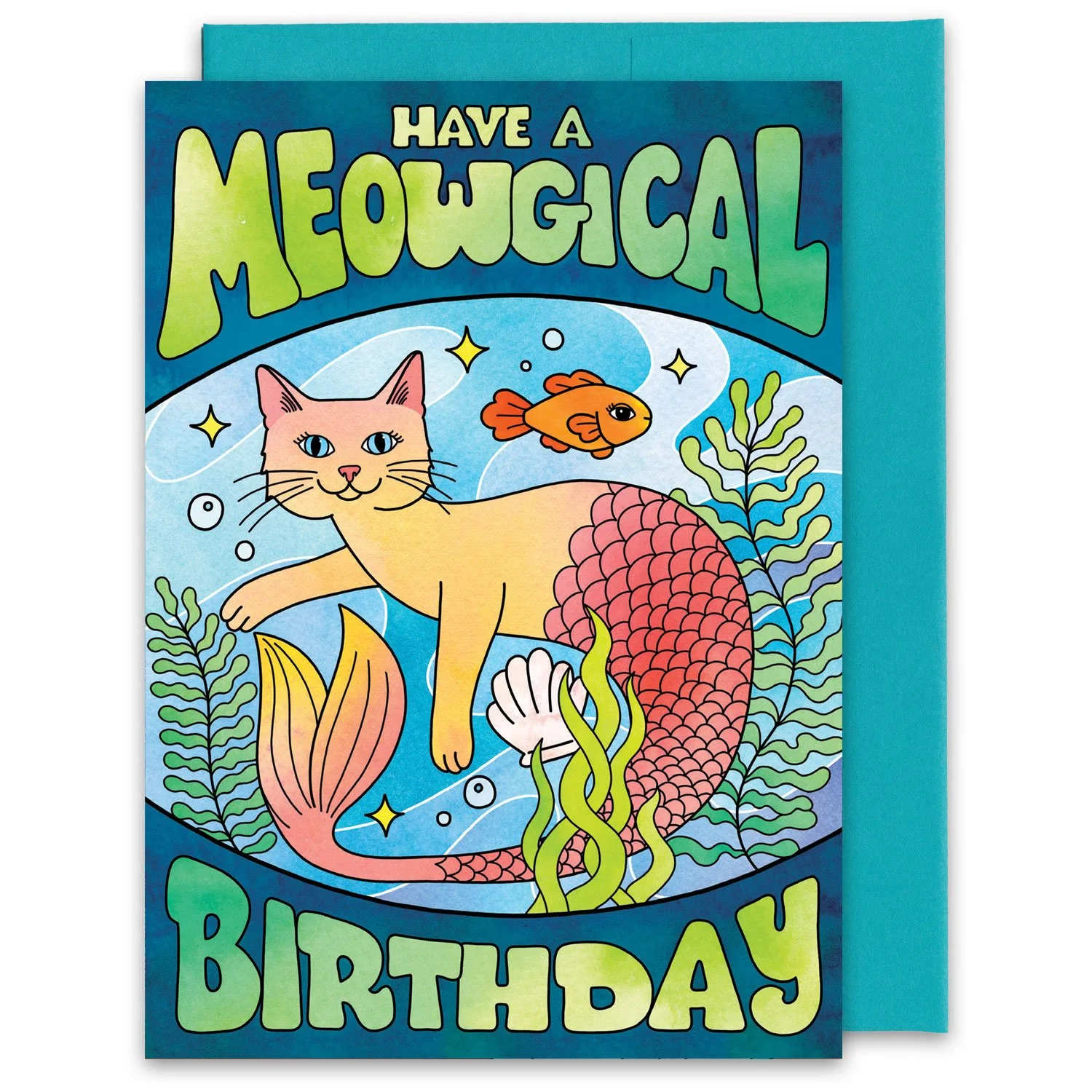 Have A Meowgical Birthday - Greeting Card